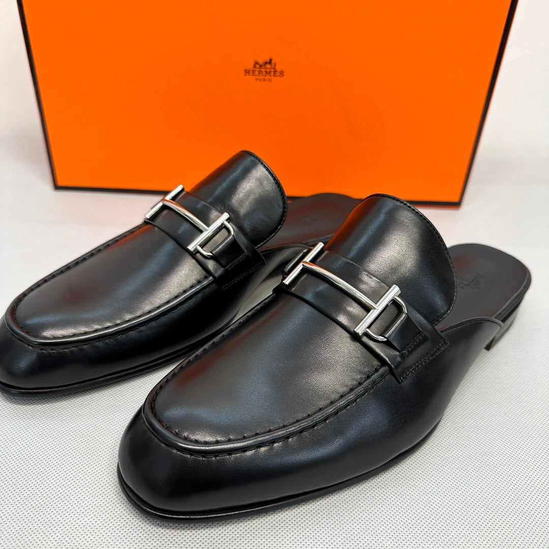 HM Men's Hot Mule Black Calfskin 640284