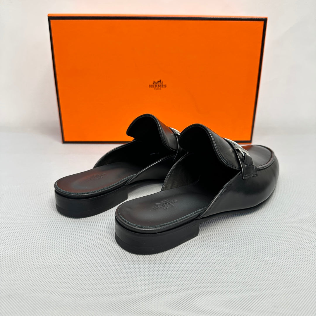 HM Men's Hot Mule Black Calfskin 640284