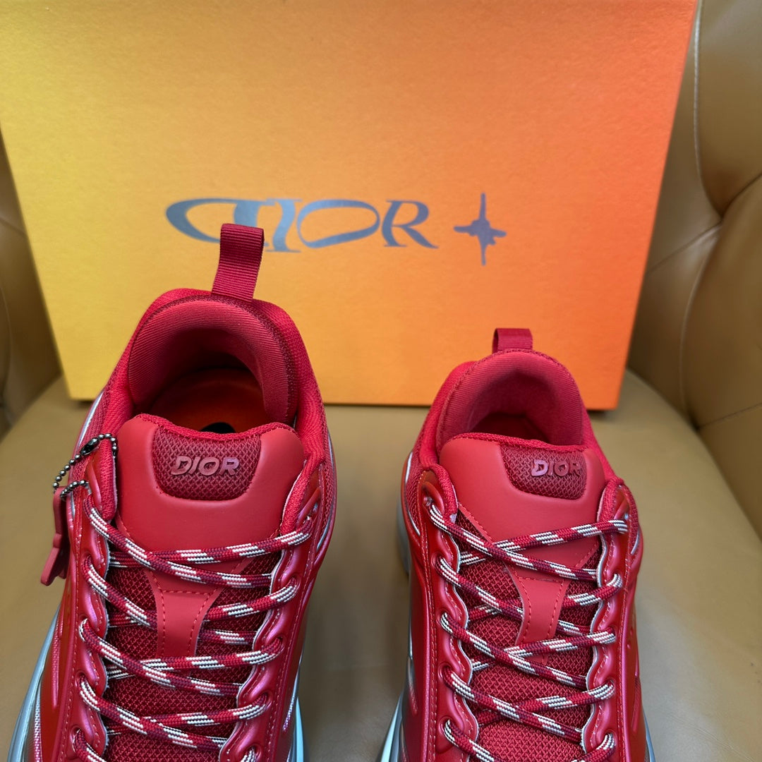 CD B44 Blade Sneaker Red Silver Mesh 747736