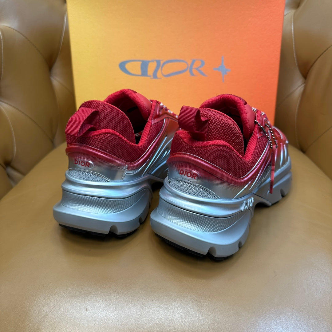 CD B44 Blade Sneaker Red Silver Mesh 747736