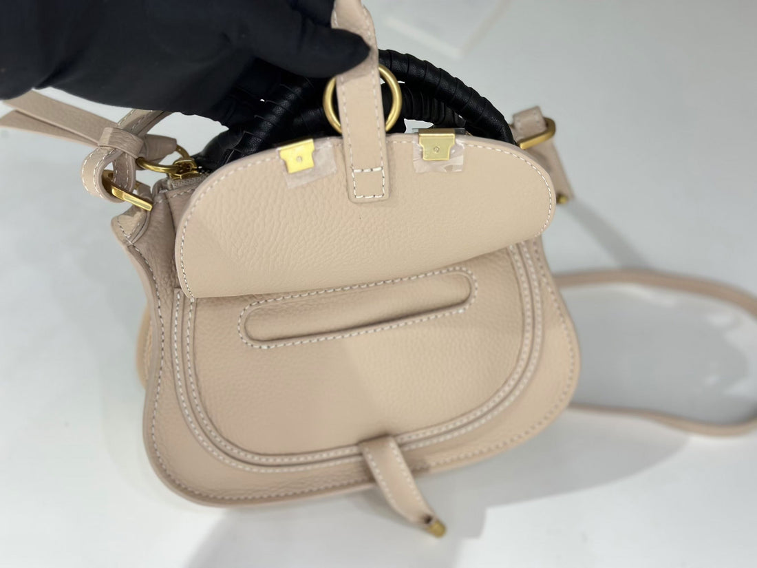 Chloe Marcie Small Bag Light Beige Calfskin