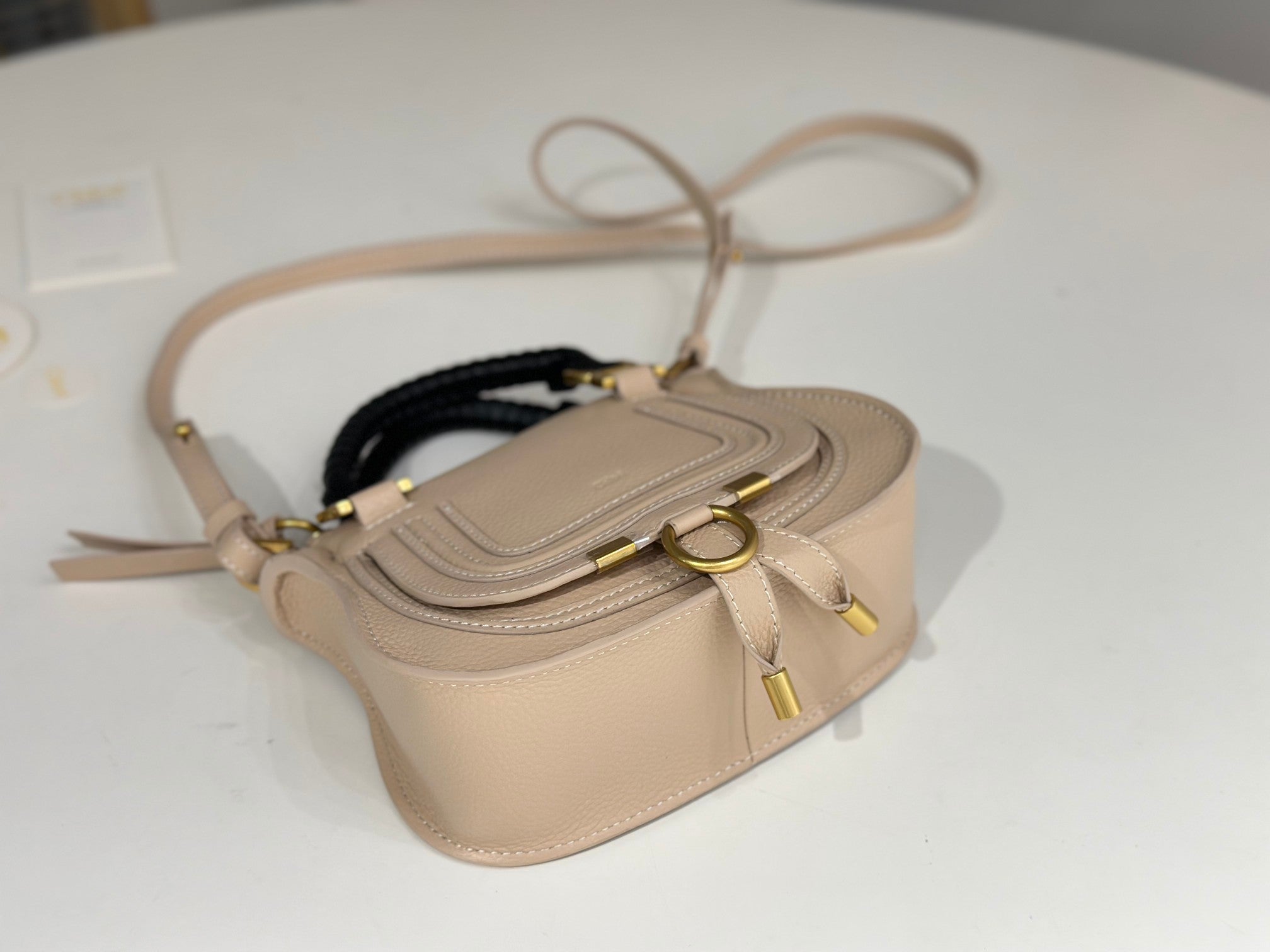 Chloe Marcie Small Bag Light Beige Calfskin