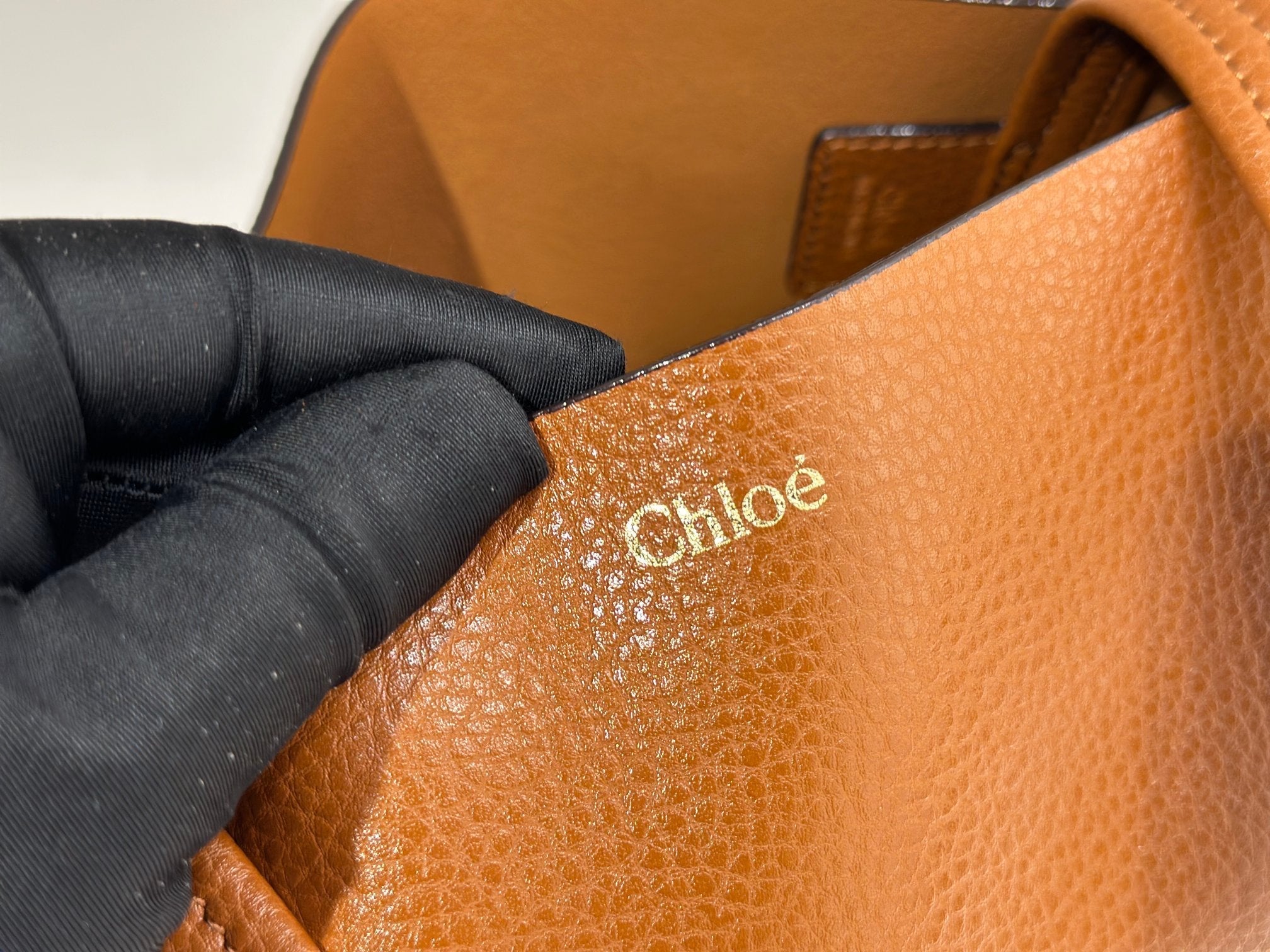 Chloe Spin Brown Calfskin