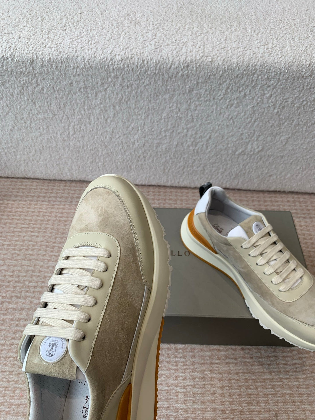 CL 25C Brunello Cucinelli Beige Sneaker Suede 298885