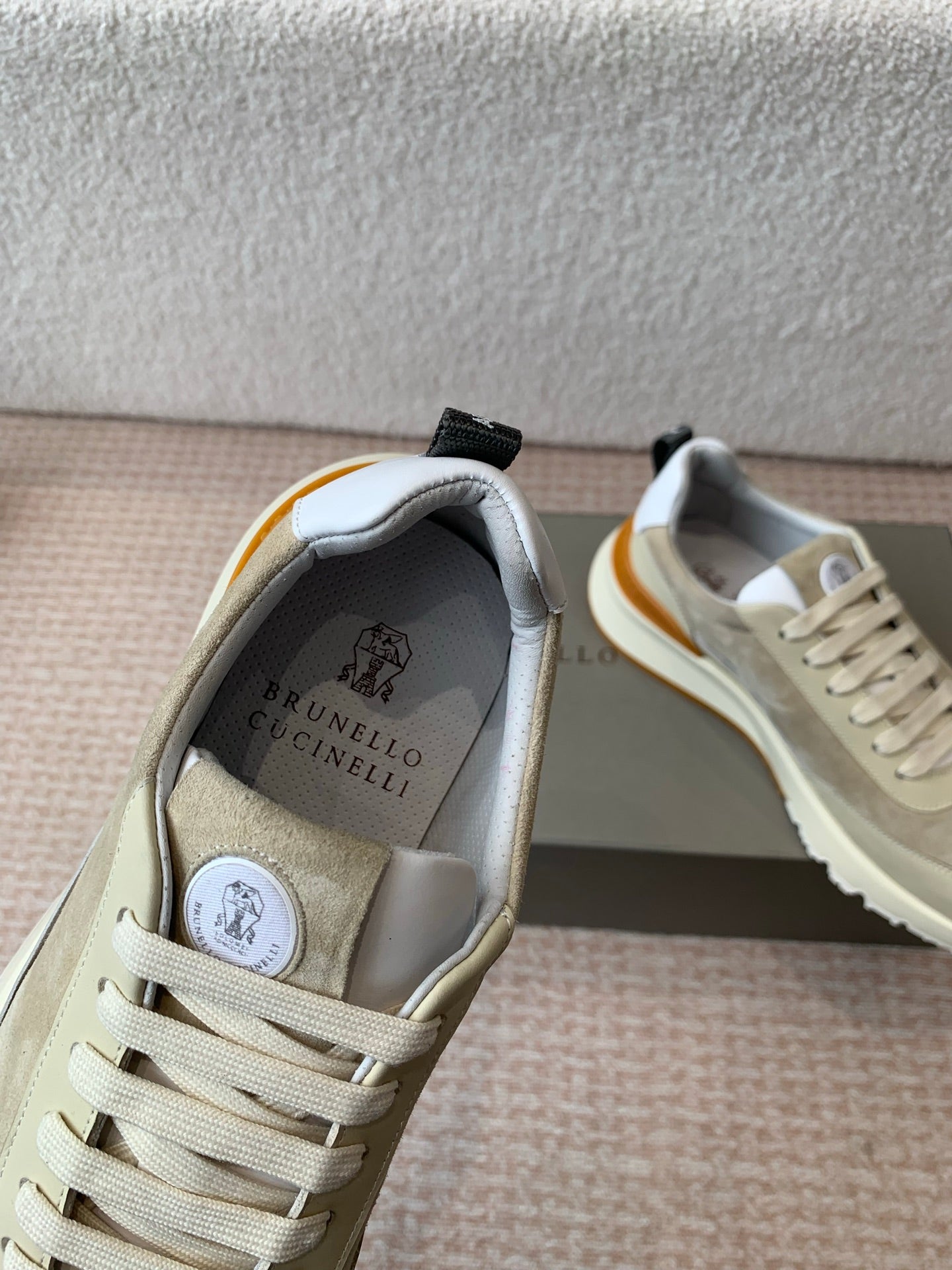 CL 25C Brunello Cucinelli Beige Sneaker Suede 298885