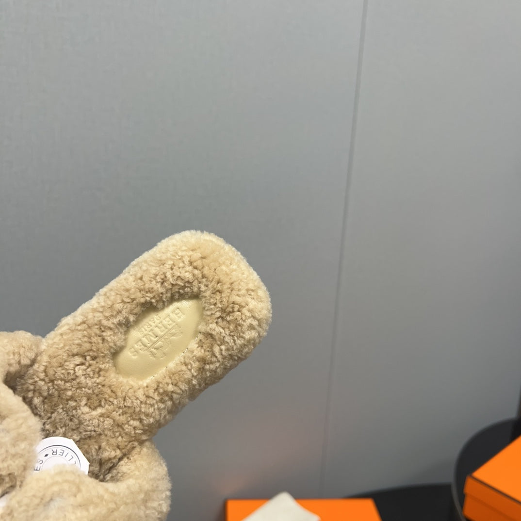 HM Oran Sandal Beige Wool 952318