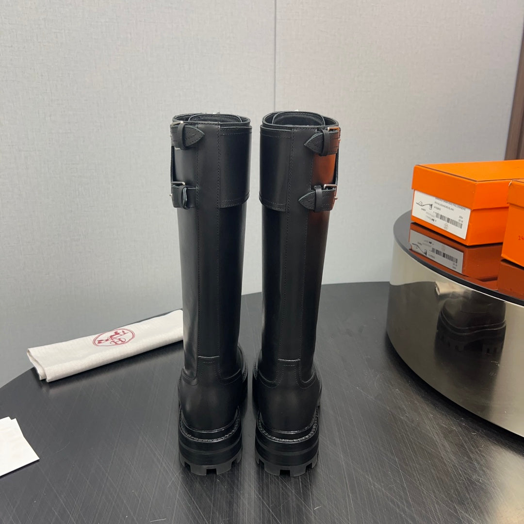 HM High Boots 30mm Black Cowhide 952461