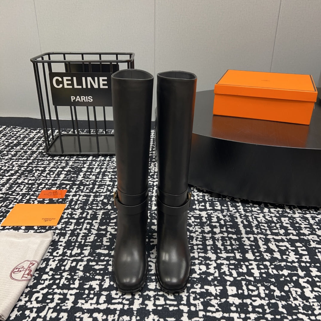 HM Justine 50 Boot Black Cowhide 952361