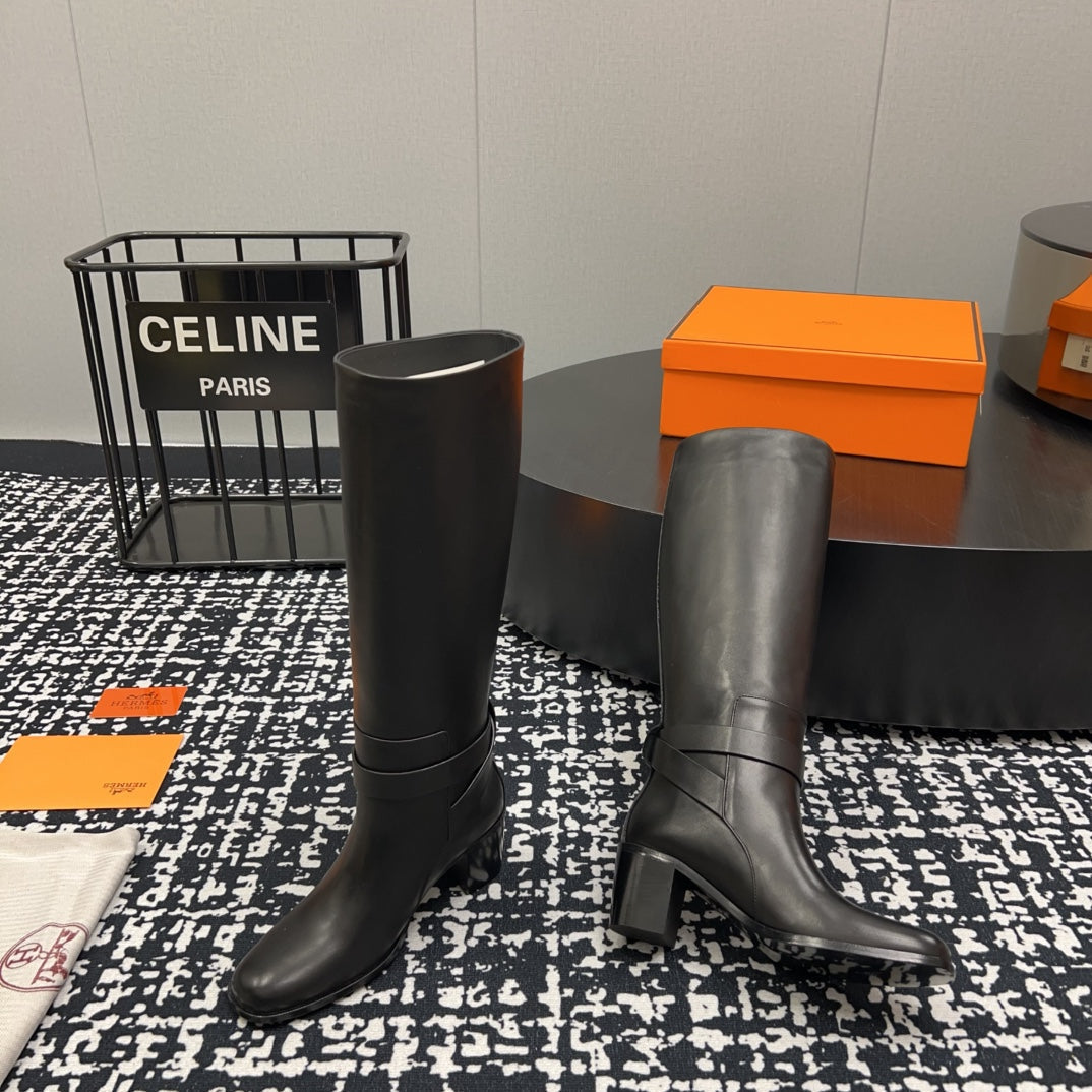 HM Justine 50 Boot Black Cowhide 952361