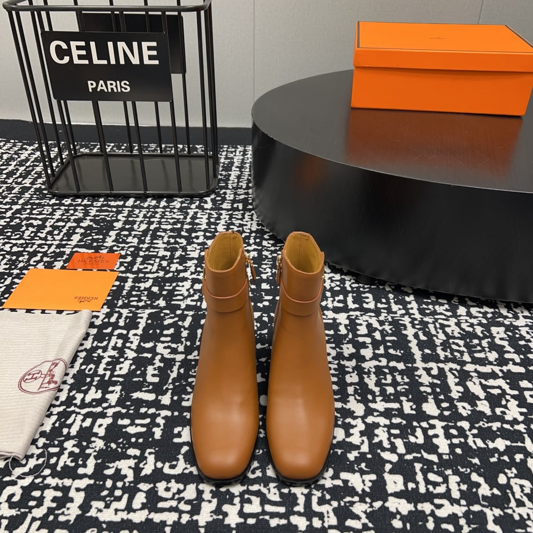 HM Jill 60 Ankle Boot Brown Cowhide 968799