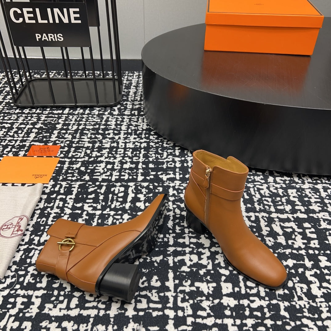 HM Jill 60 Ankle Boot Brown Cowhide 968799