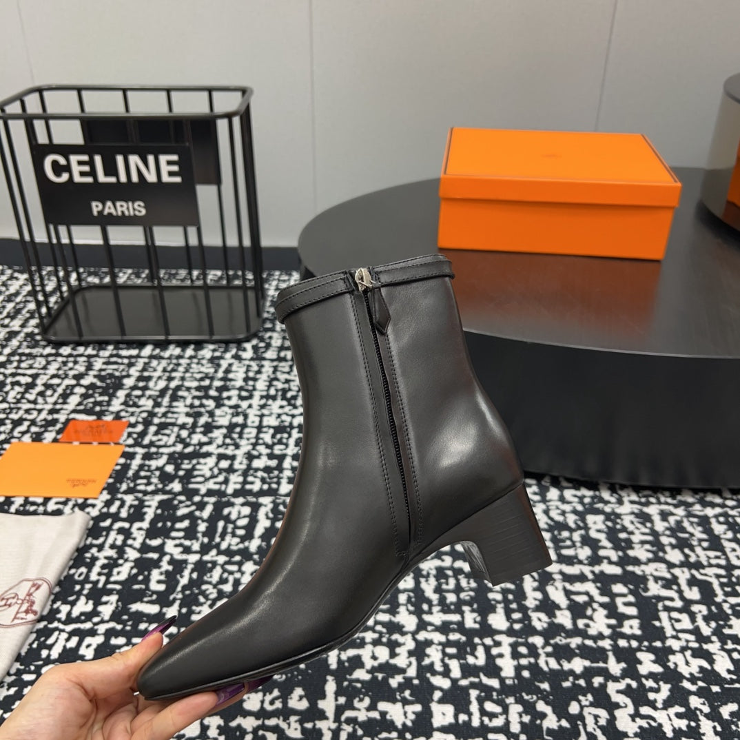 HM Botines ImpÃ©rial 50mm Black Cowhide 952392