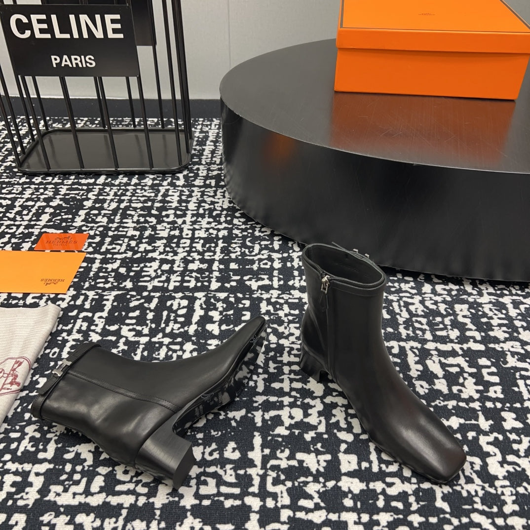 HM Botines ImpÃ©rial 50mm Black Cowhide 952392