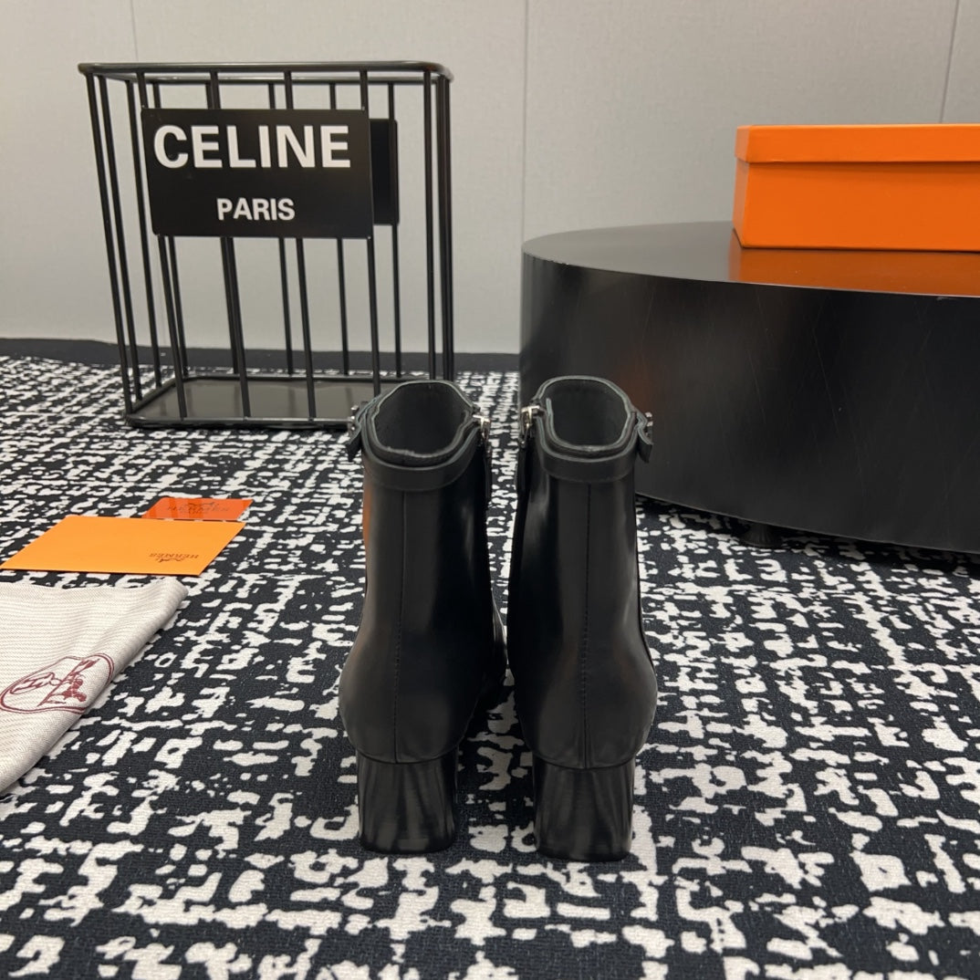 HM Botines ImpÃ©rial 50mm Black Cowhide 952392