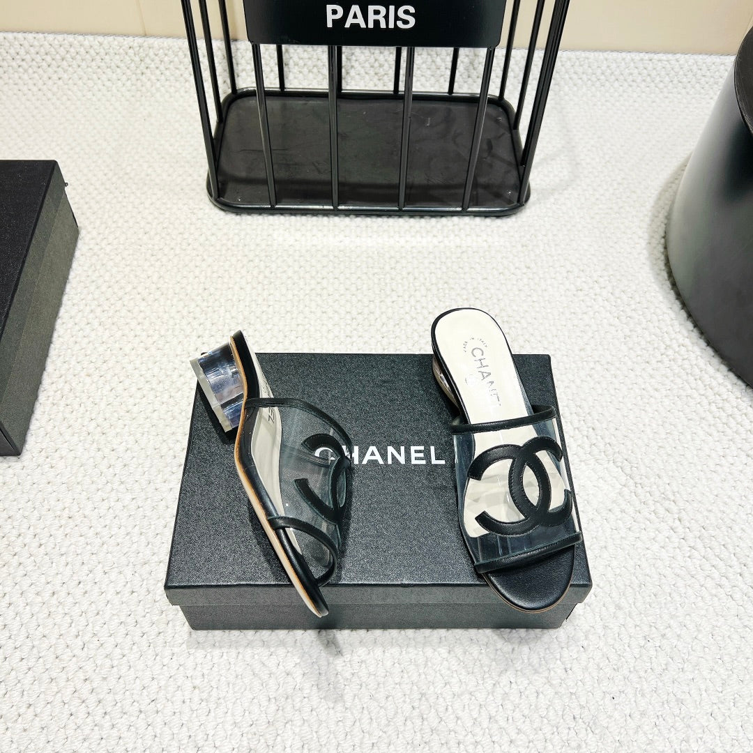 CC 25 Mule 3cm PVC Calfskin