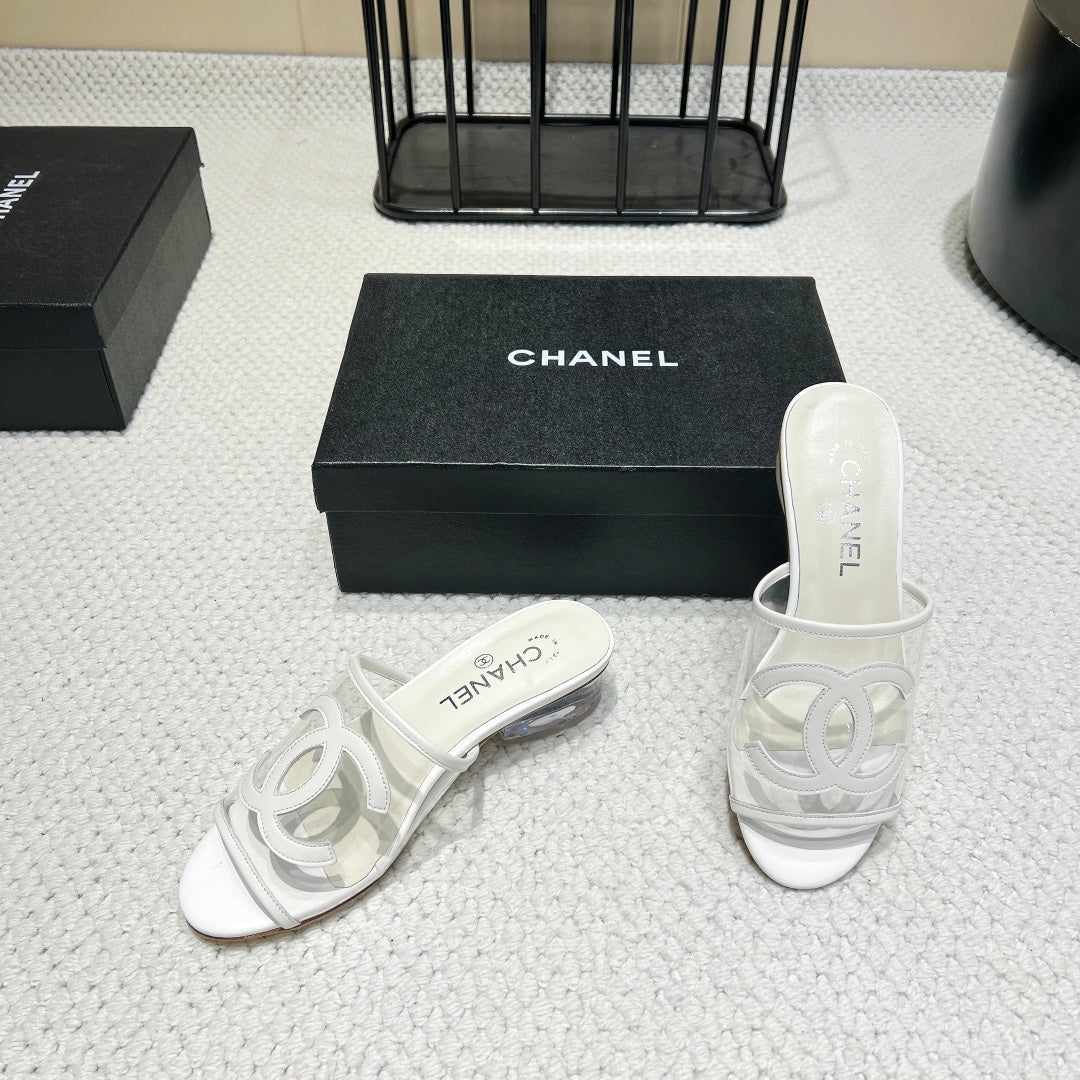 CC 25 Mule 3cm PVC Calfskin