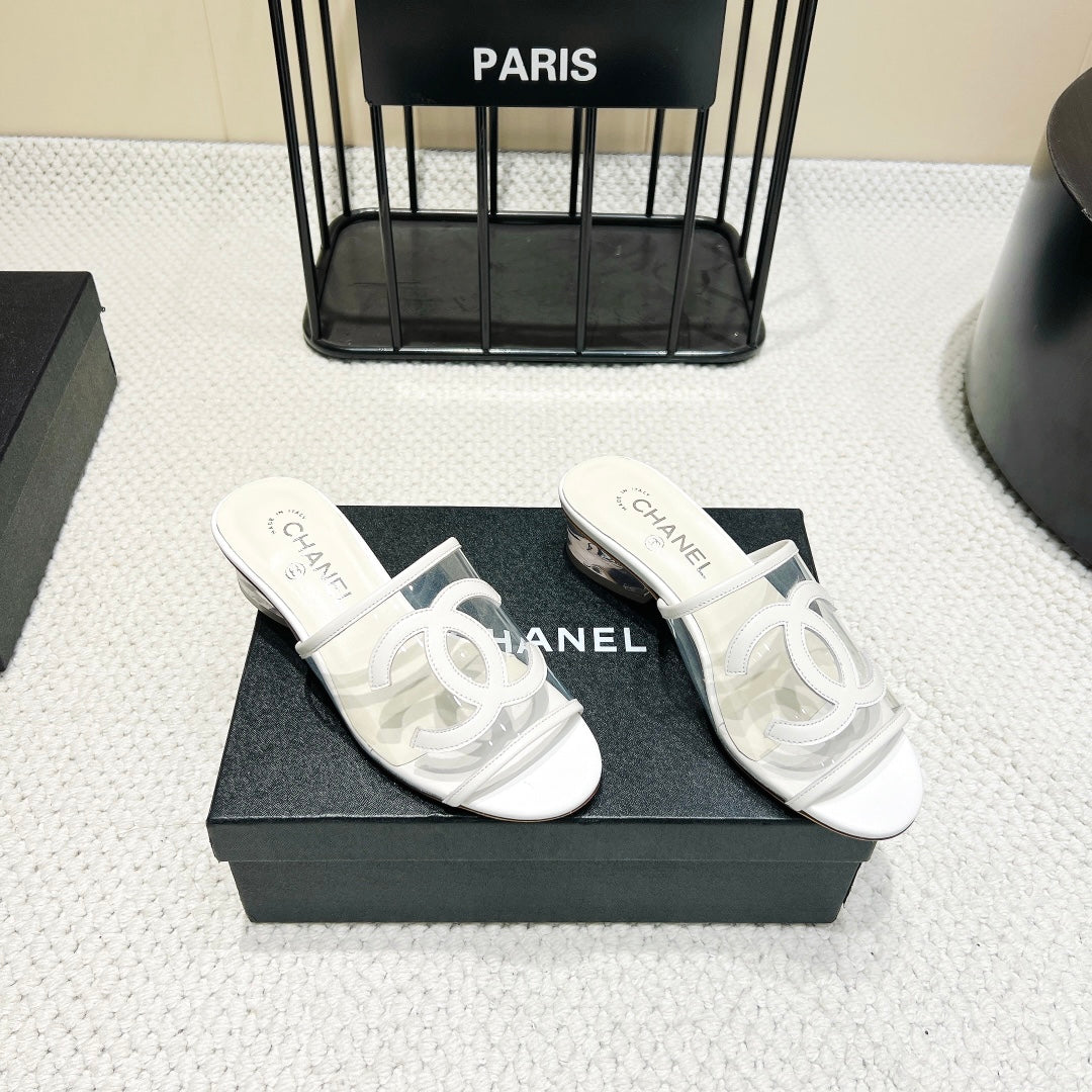 CC 25 Mule 3cm PVC Calfskin