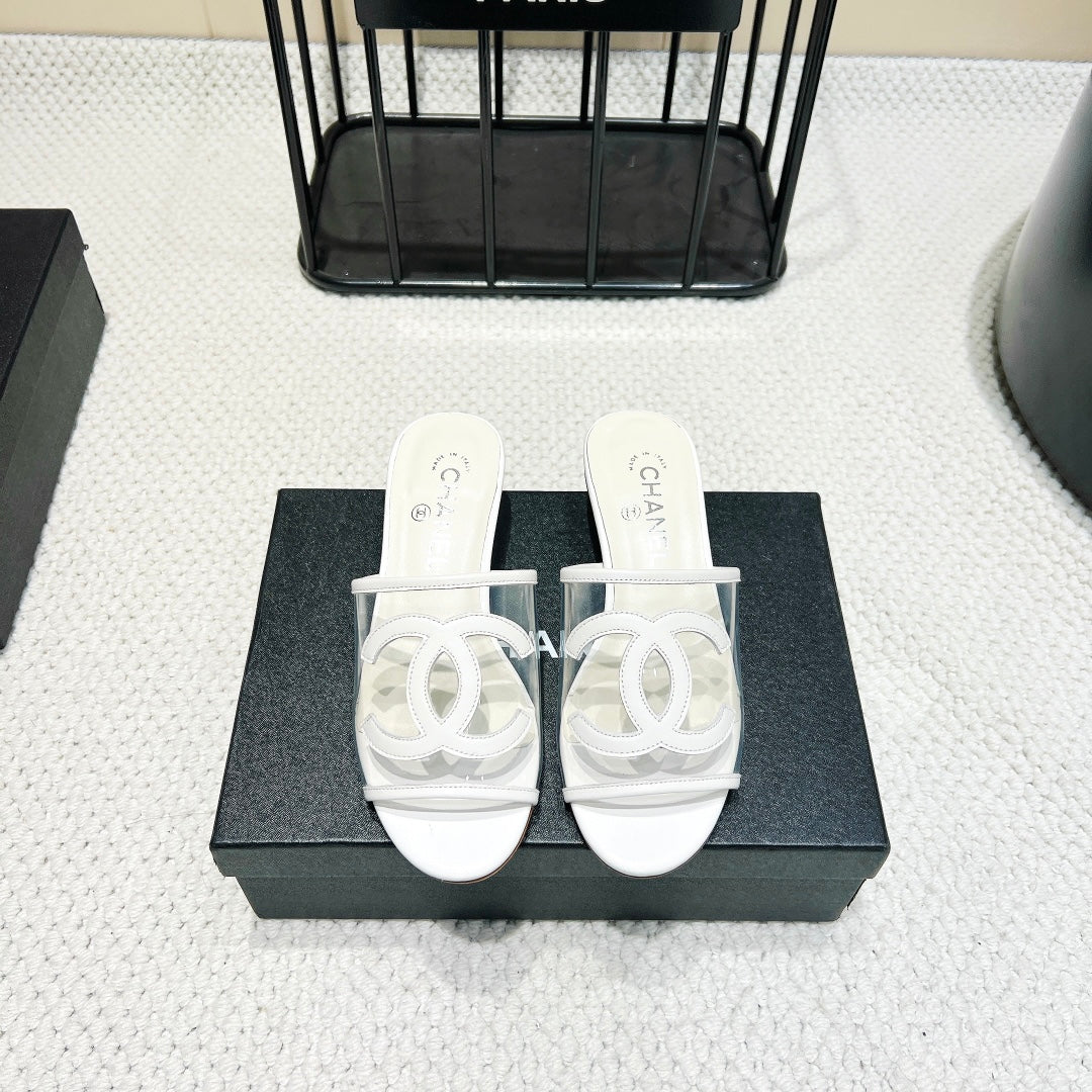 CC 25 Mule 3cm PVC Calfskin