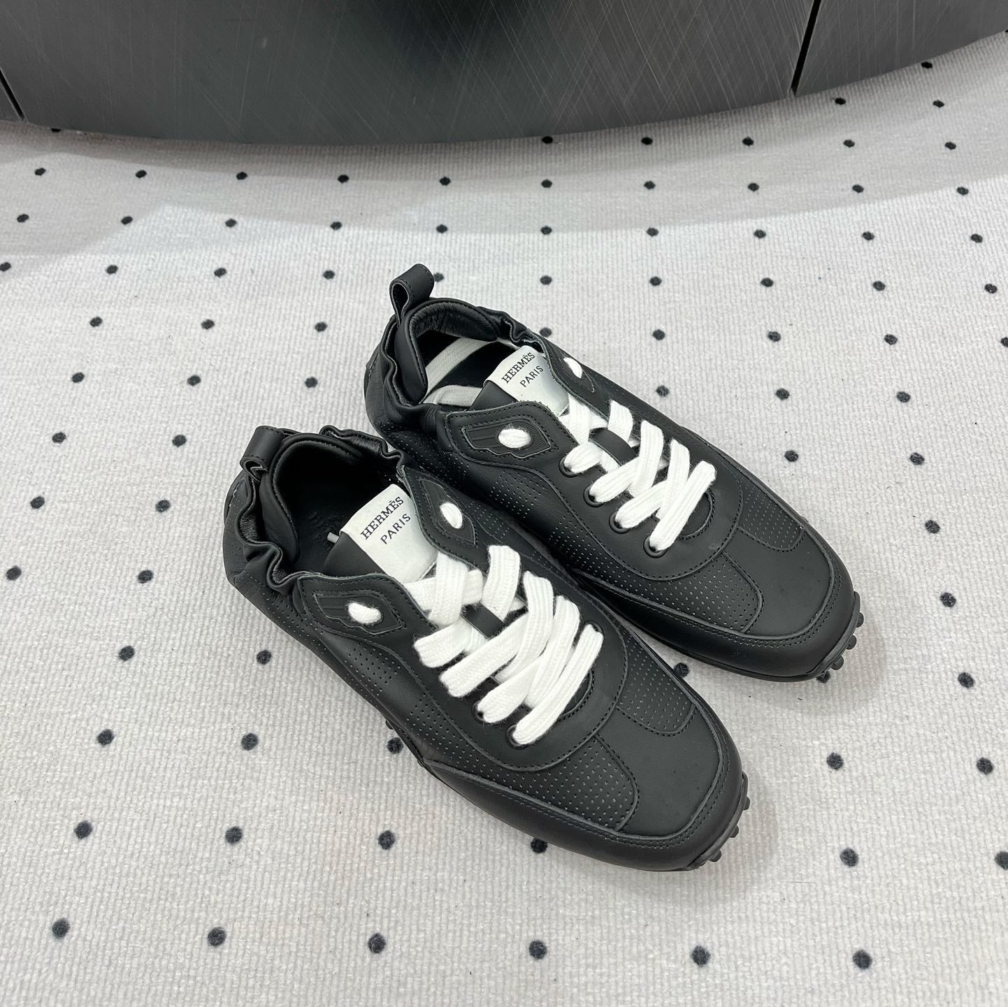 HM Sneaker 10mm In Black Cowhide 954748