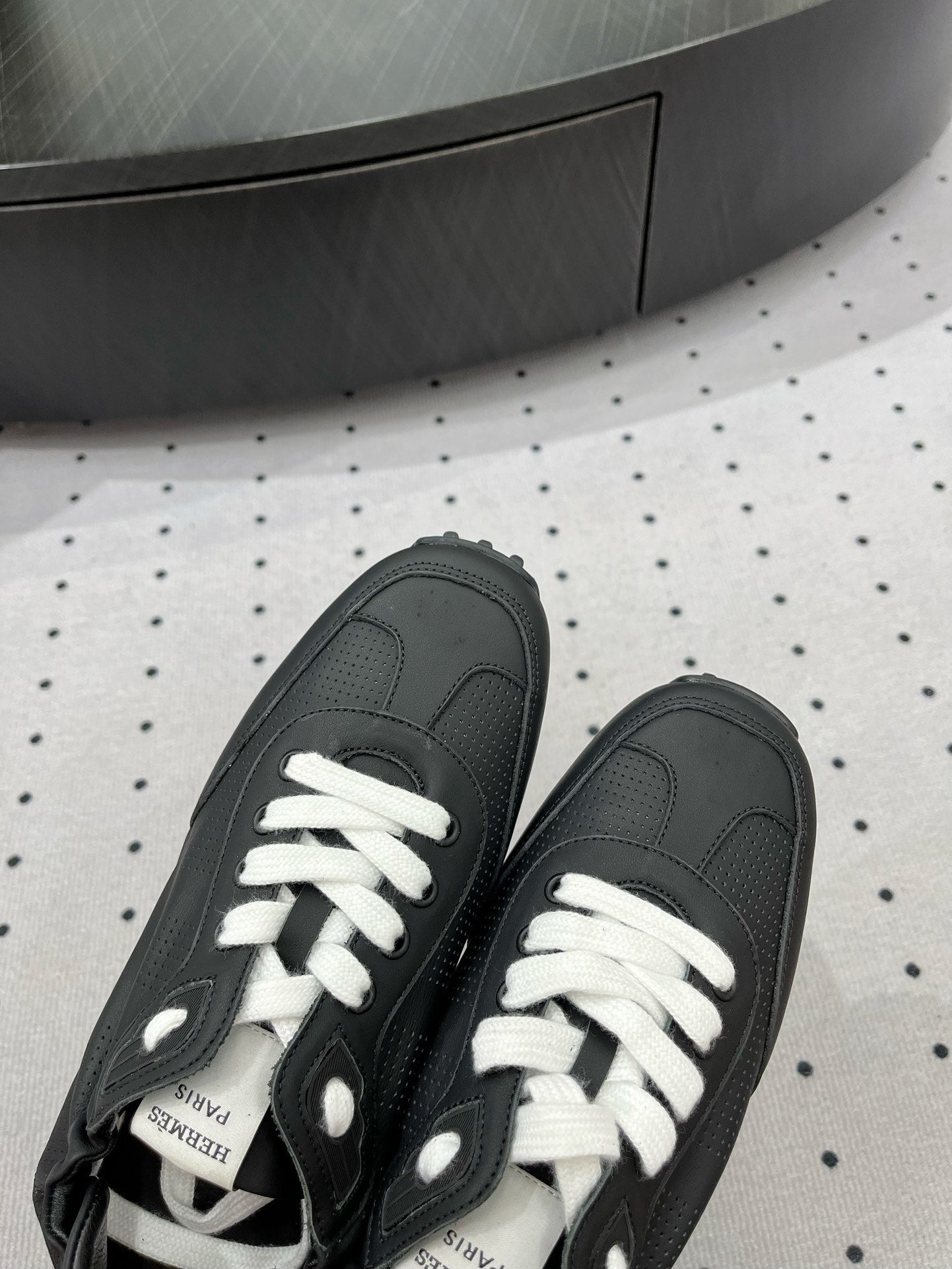 HM Sneaker 10mm In Black Cowhide 954748