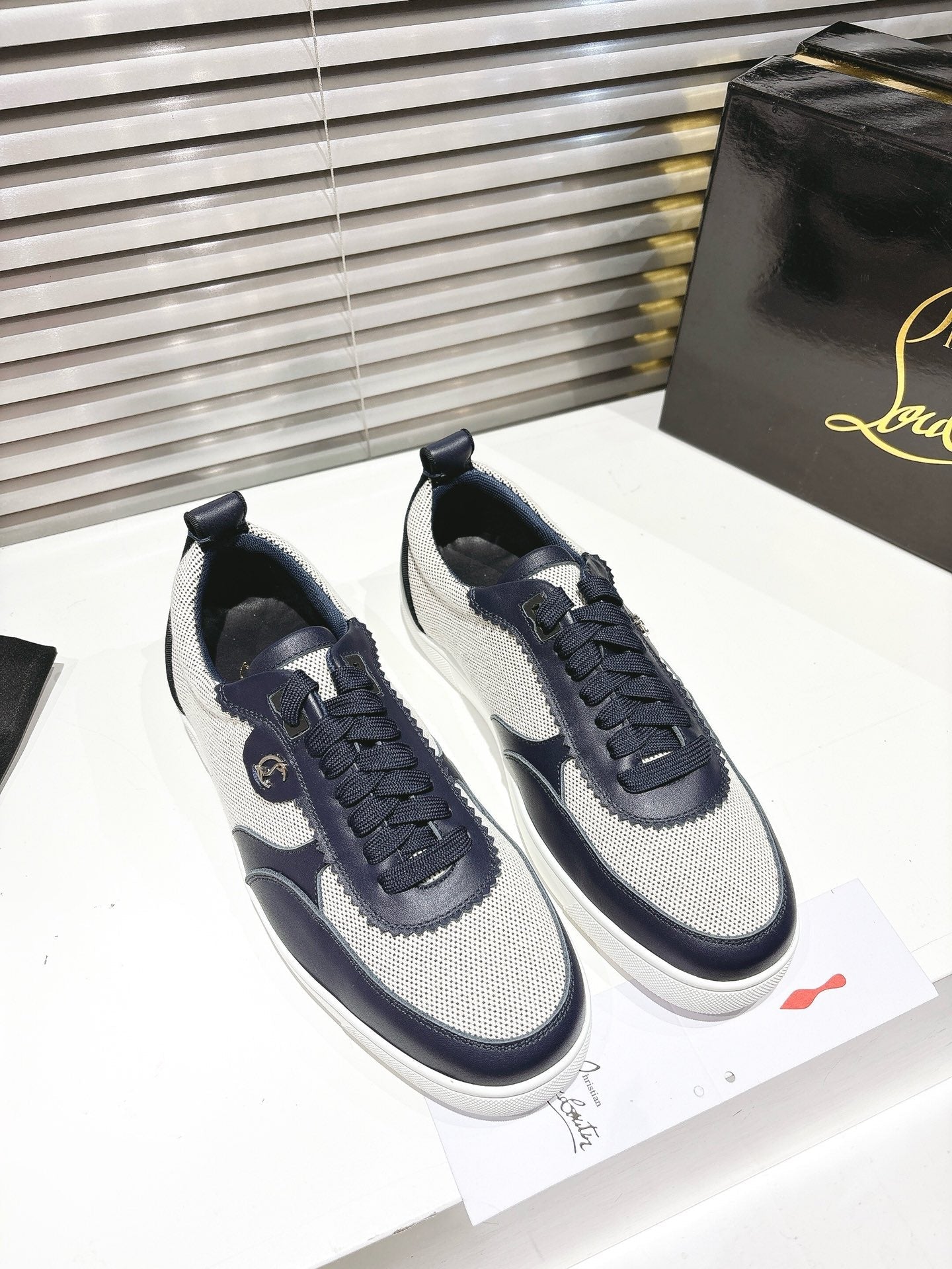 CL 25 Tutti Rui Sneaker Navy Blue Cowhide 323181
