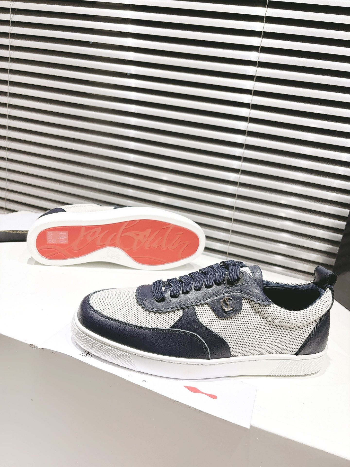 CL 25 Tutti Rui Sneaker Navy Blue Cowhide 323181