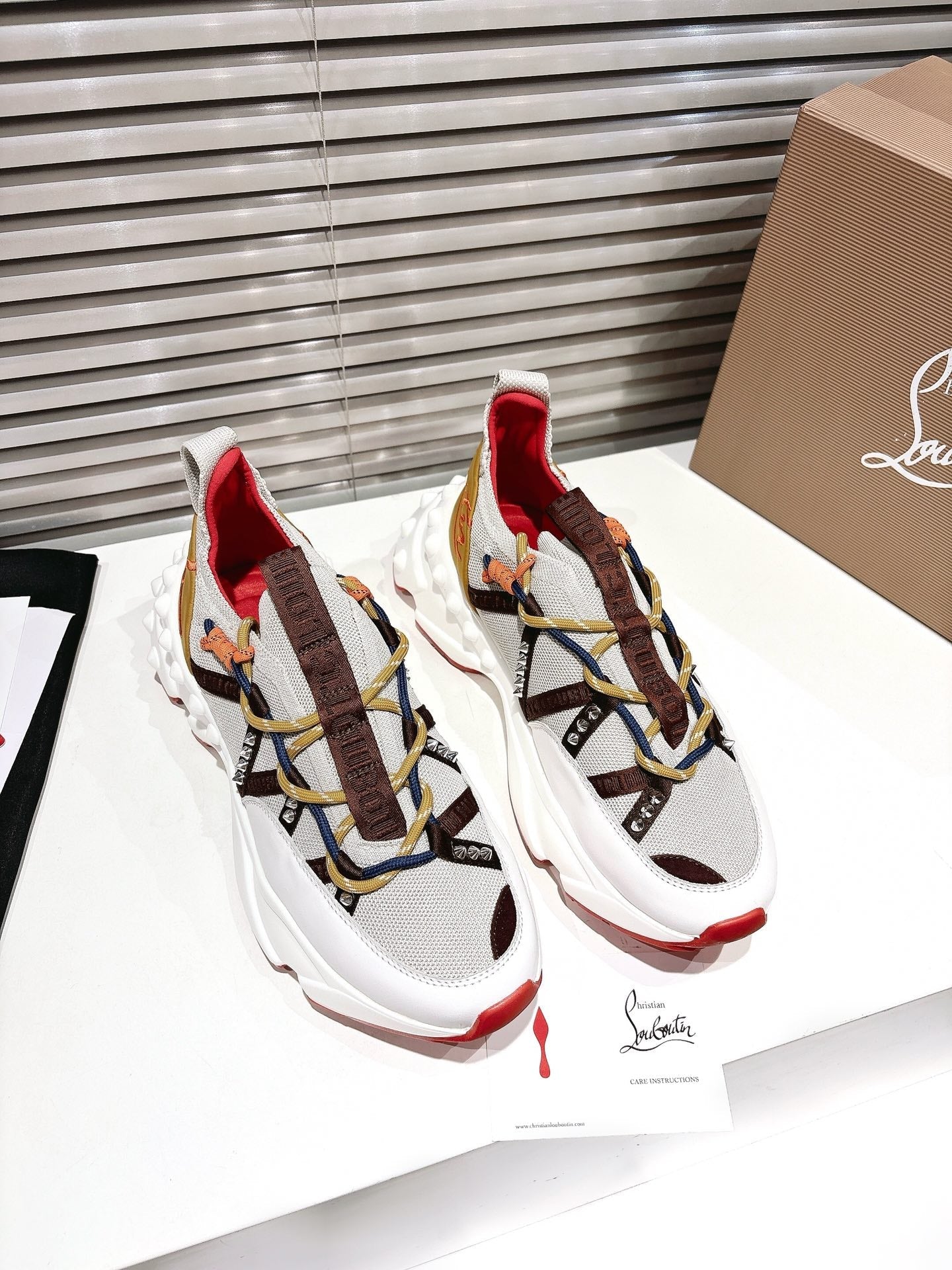 CL 25 Trailnrun Sneaker Multicolor Calfskin Mesh 323167