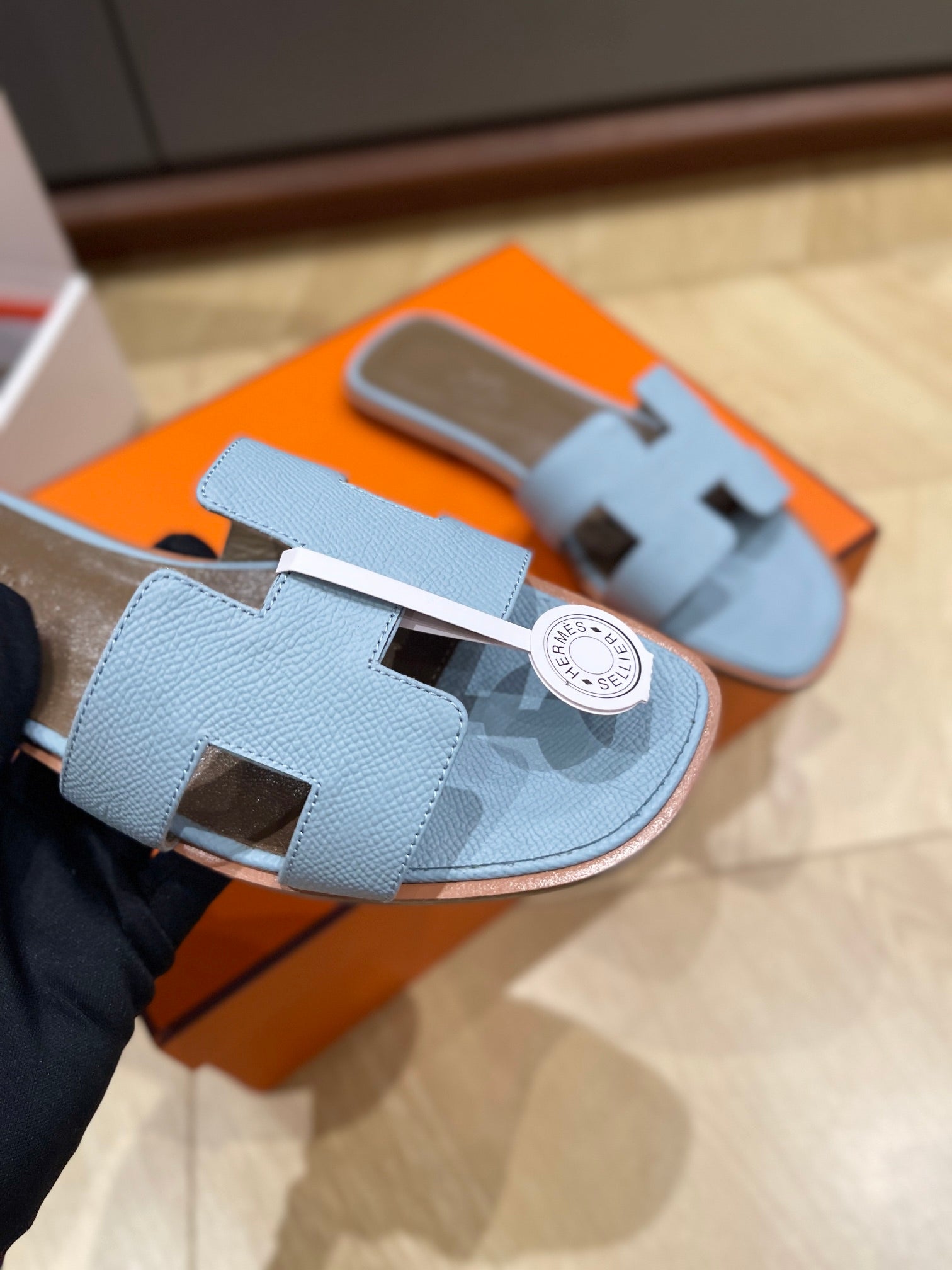 HM 25 Oran sandal Epsom calfskin 245712