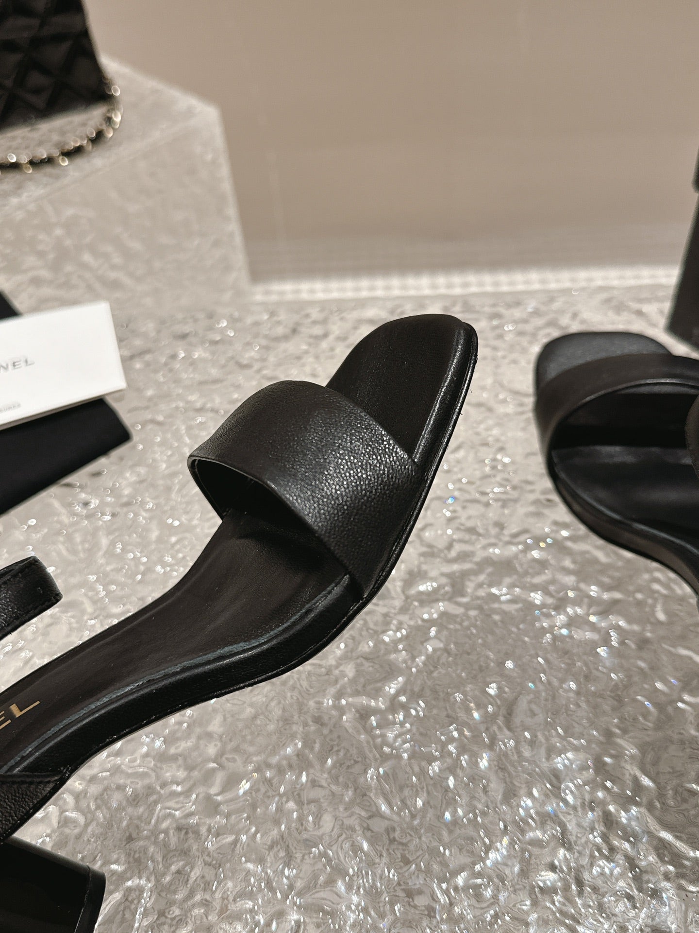 slingbacks sandal 60 black lambskin