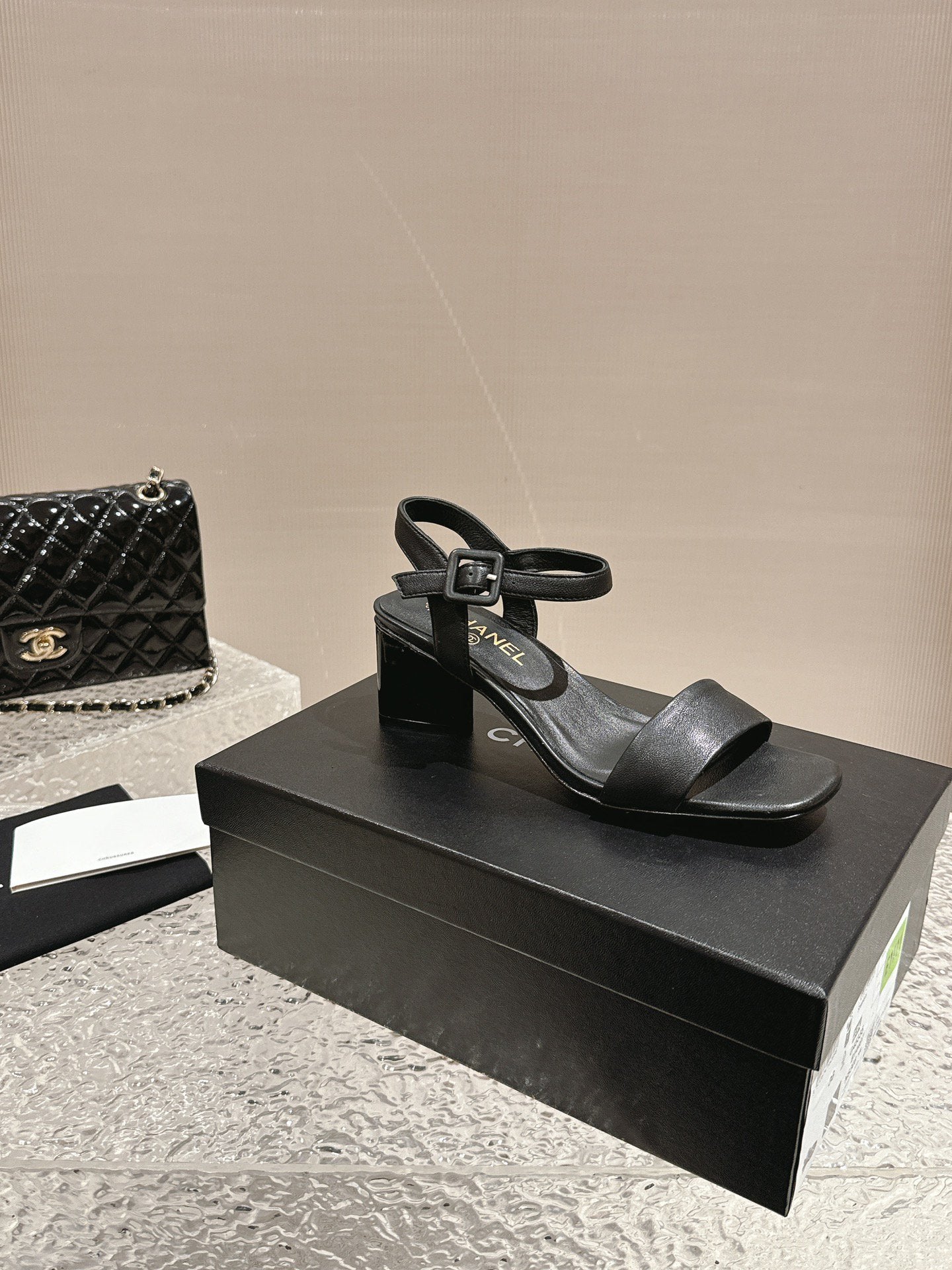 slingbacks sandal 60 black lambskin