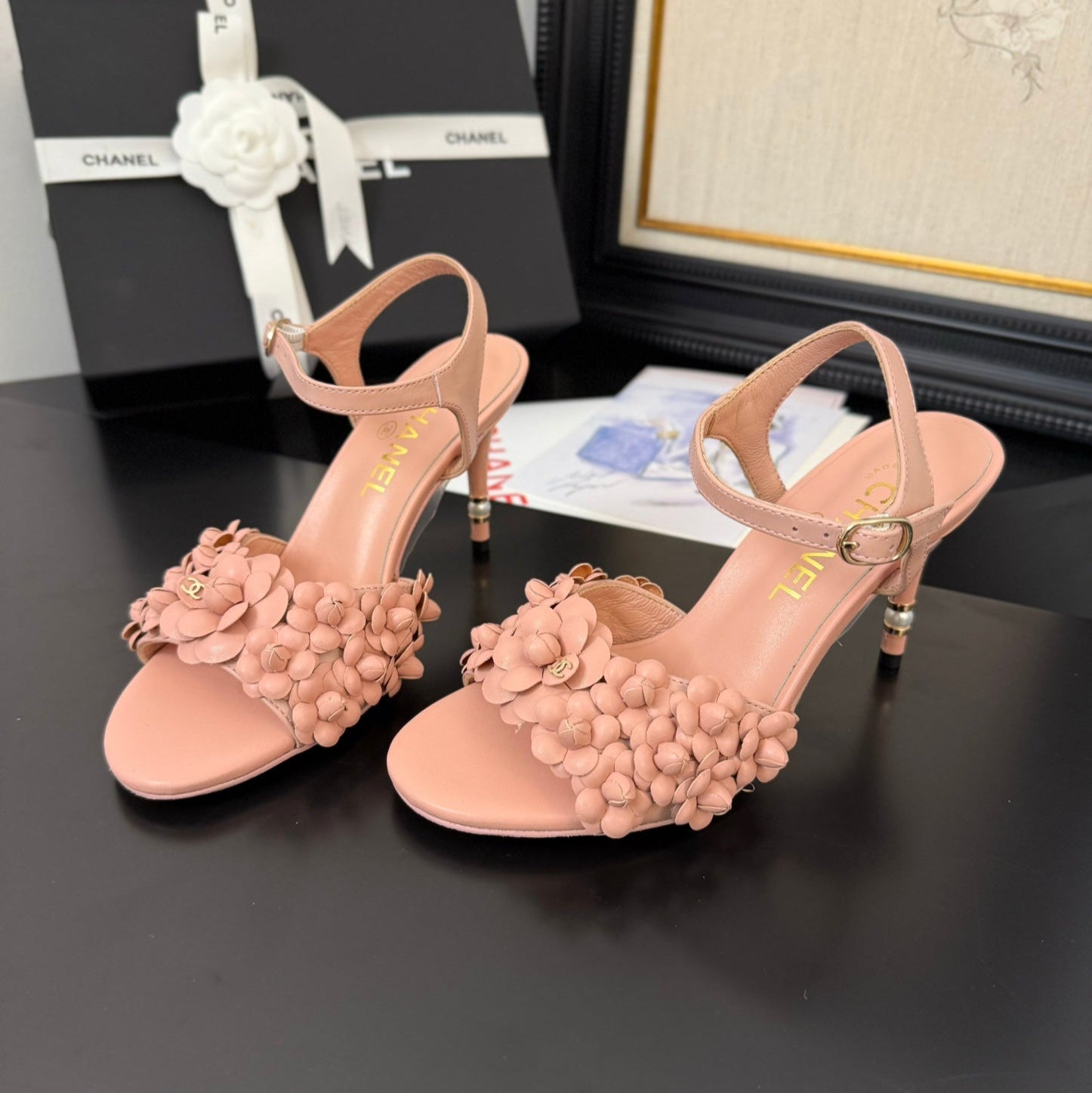 CC 25 Slingback Pink Lambskin 233401