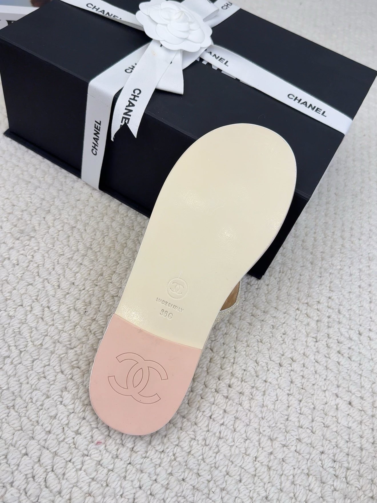 CC 25 Thong Sandal Beige