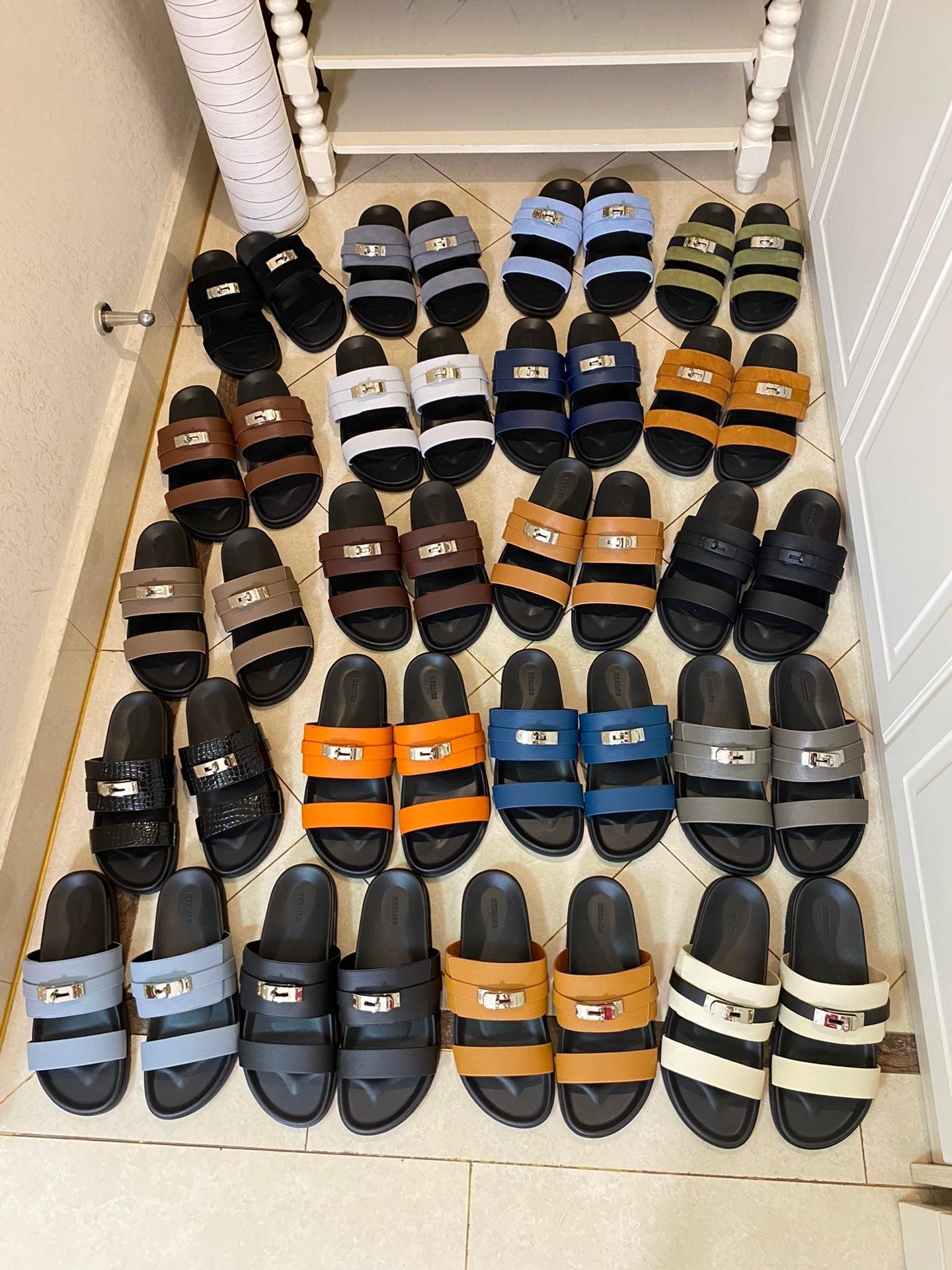 HM Jackson Sandal Black Suede 958058