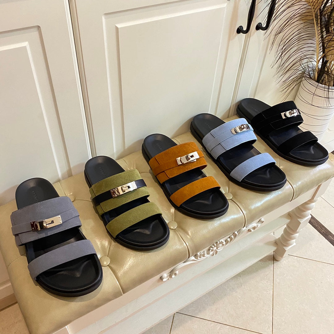 HM Jackson Sandal Dark Grey Suede  958060