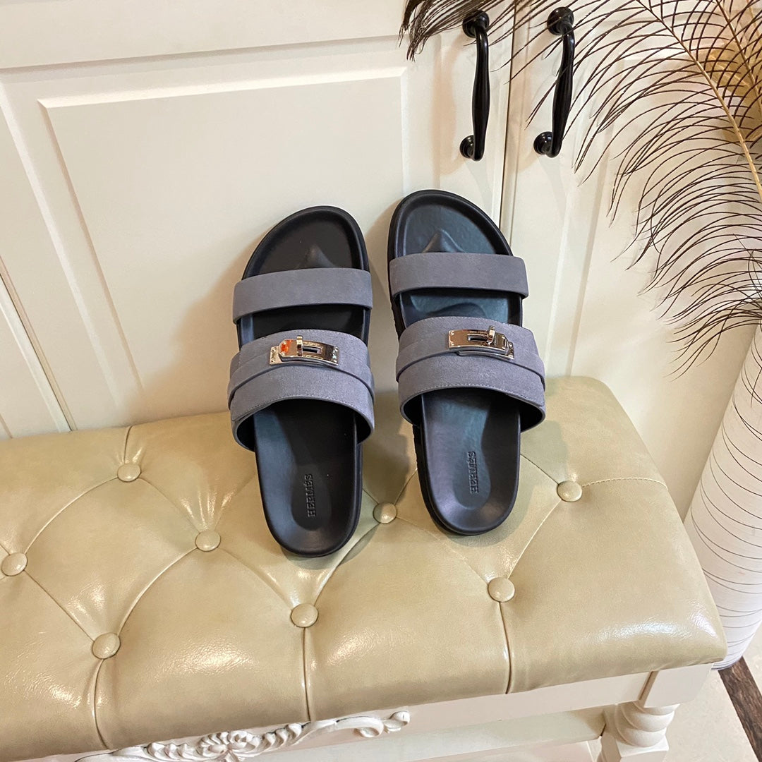 HM Jackson Sandal Dark Grey Suede  958060