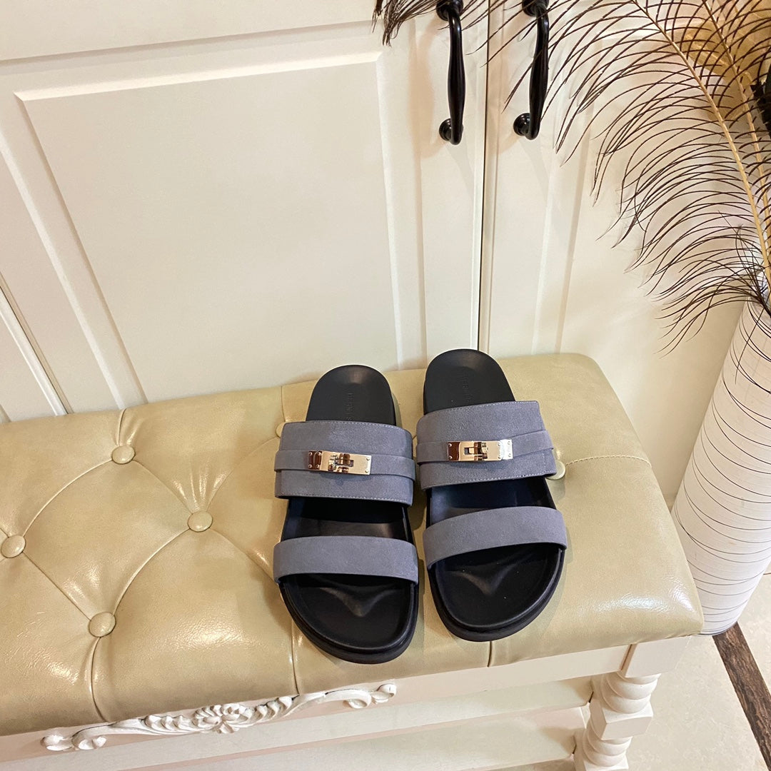 HM Jackson Sandal Dark Grey Suede  958060