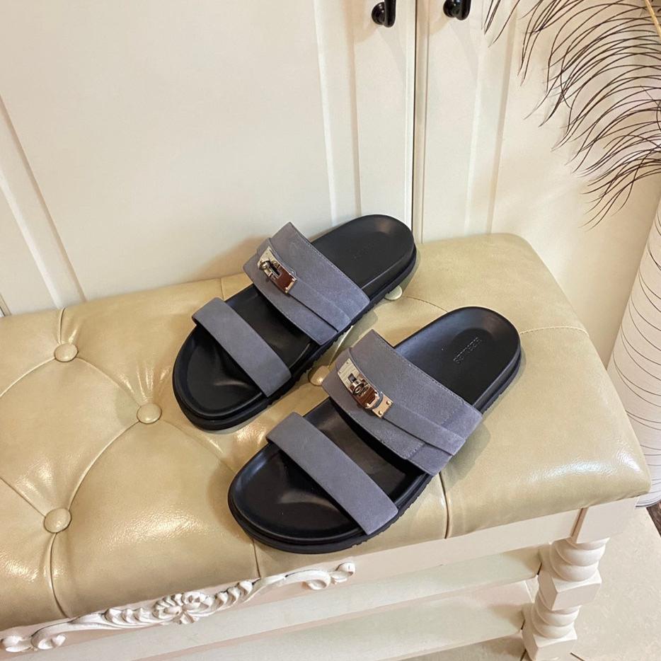 HM Jackson Sandal Dark Grey Suede  958060