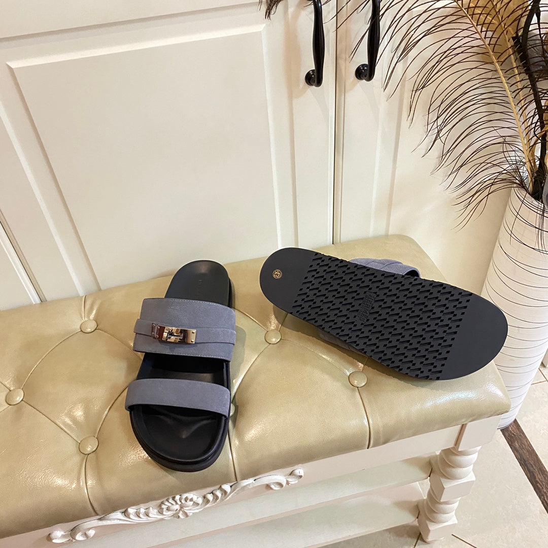 HM Jackson Sandal Dark Grey Suede  958060