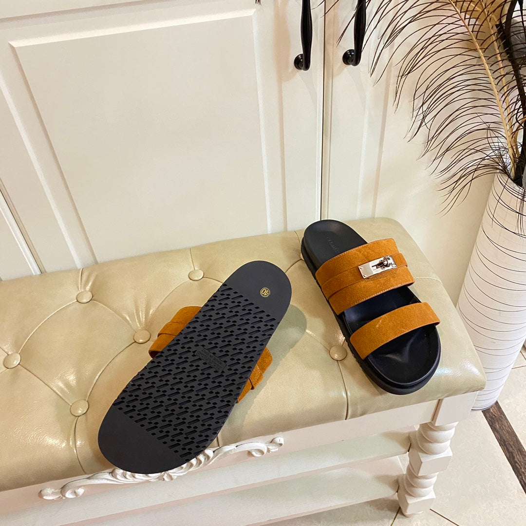 HM Jackson Sandal Ligth Orange Suede 958062