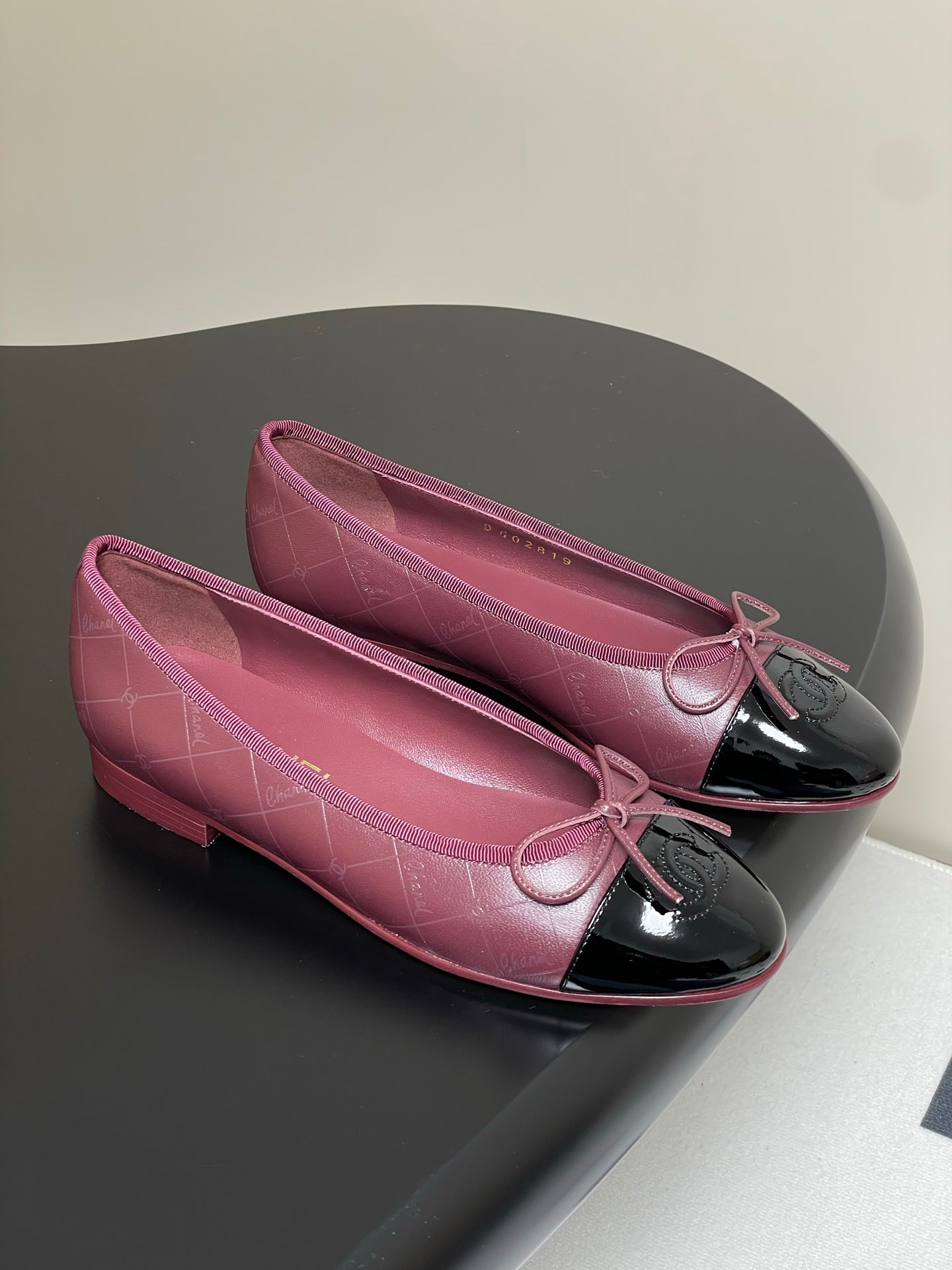 CC 25P Burgundy Quilted Calfskin