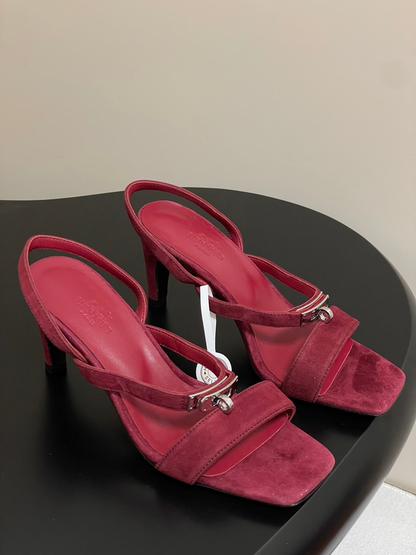 HM Glamour Slingback Red Sheepskin 314032