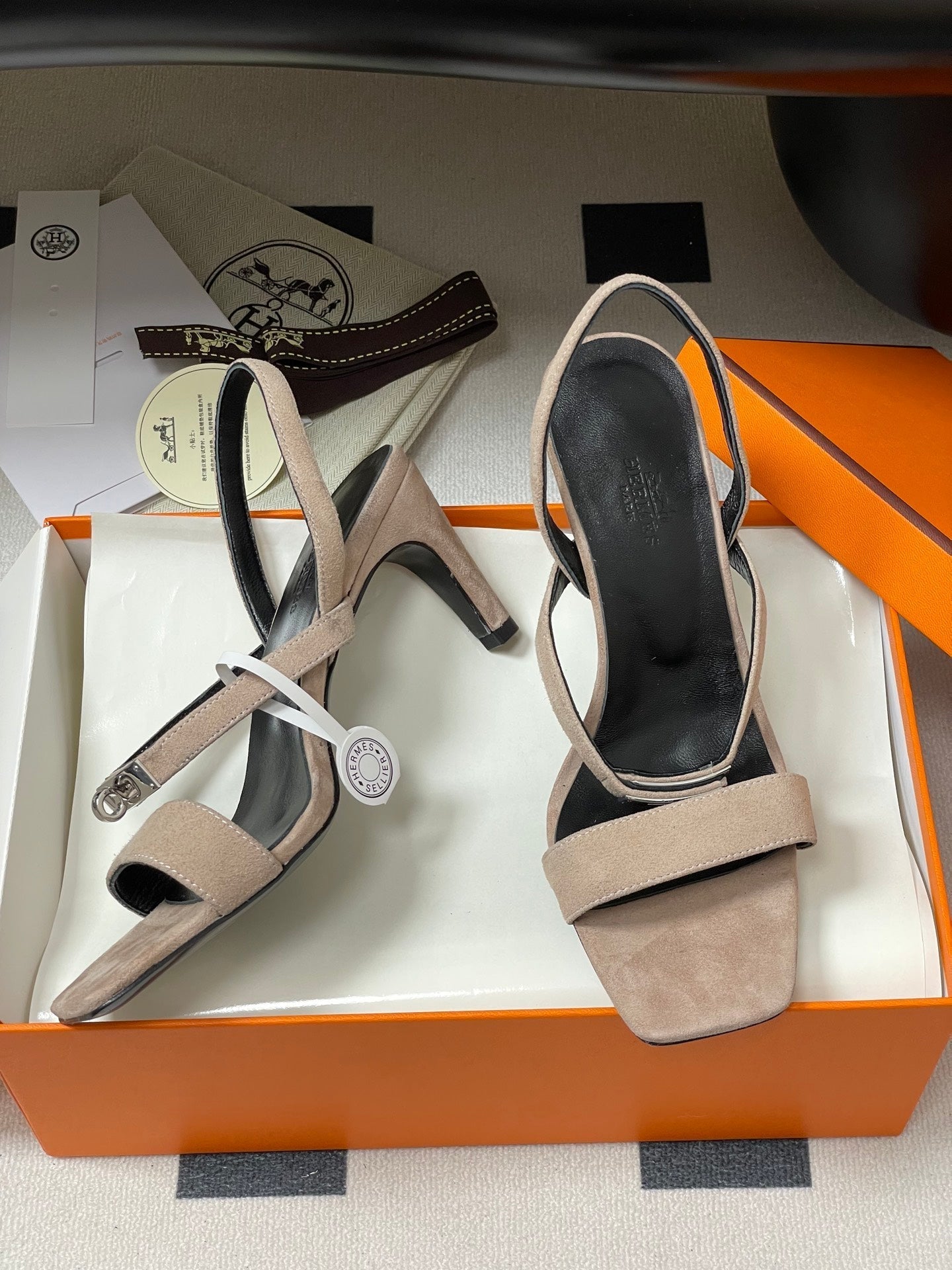 HM Glamour Slingback Pink Sheepskin 314034