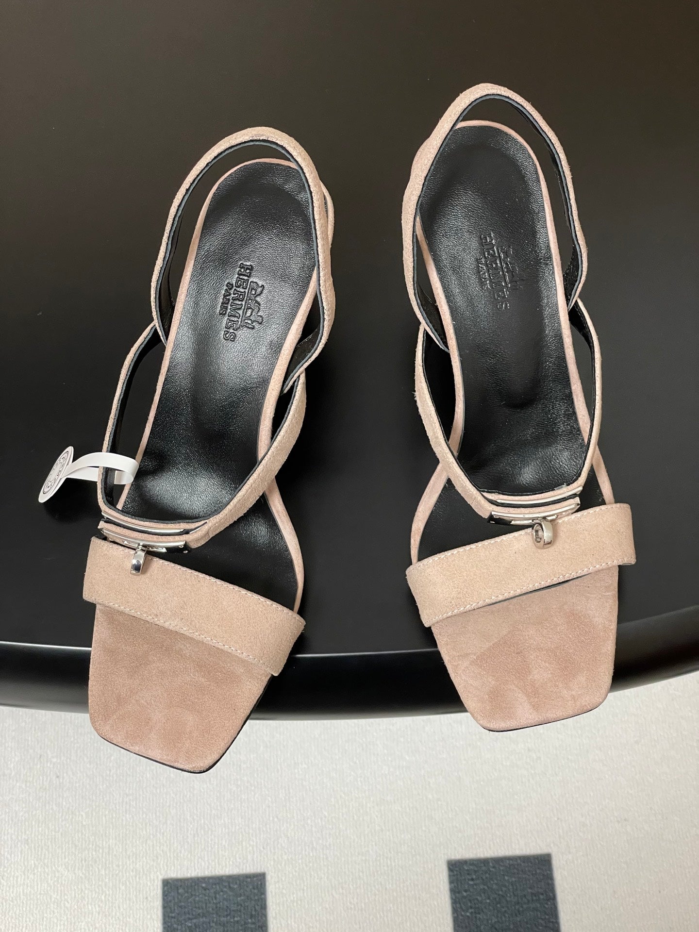 HM Glamour Slingback Pink Sheepskin 314034