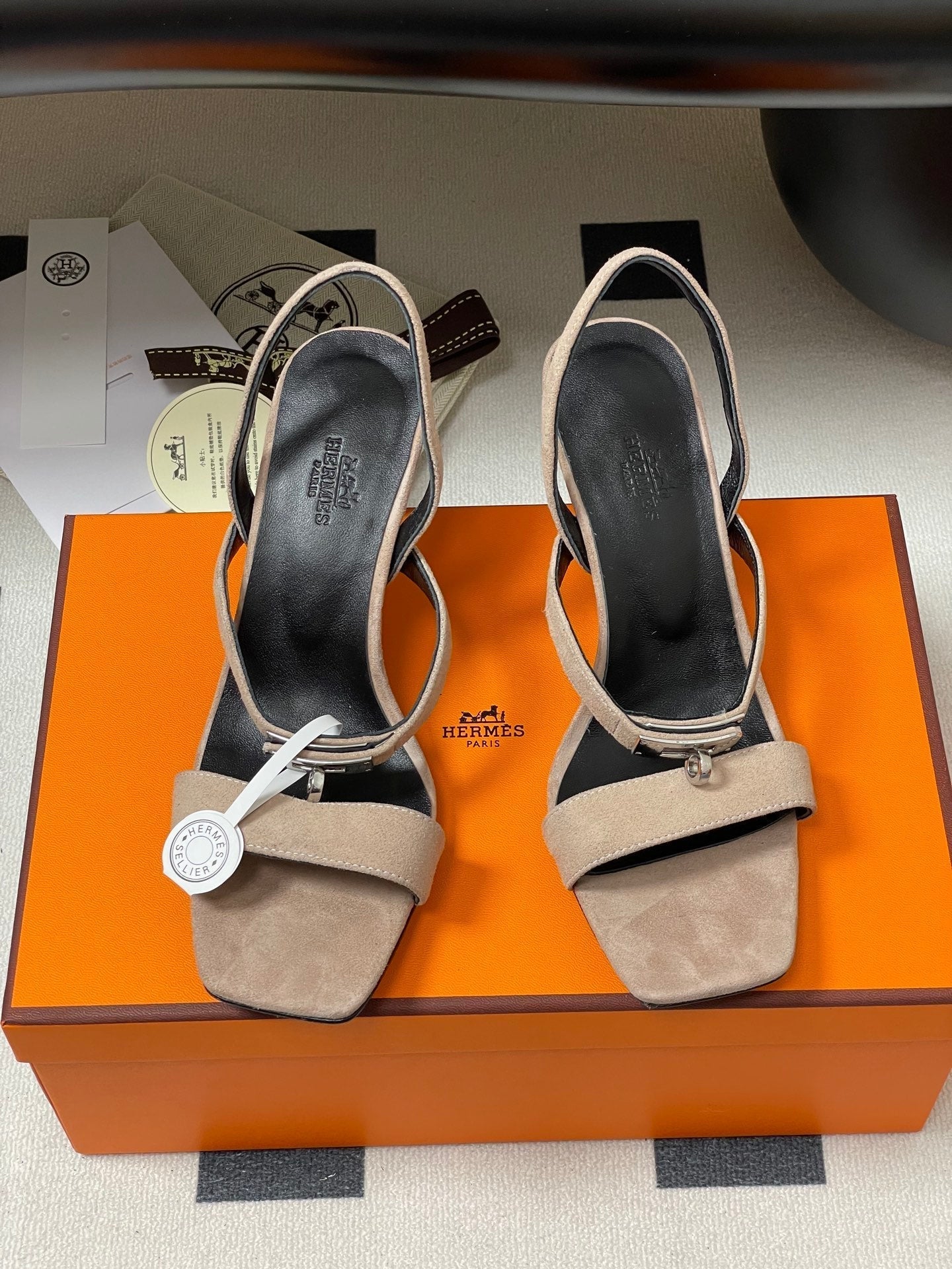 HM Glamour Slingback Pink Sheepskin 314034