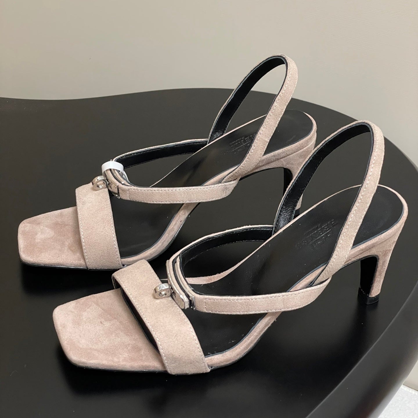 HM Glamour Slingback Pink Sheepskin 314034