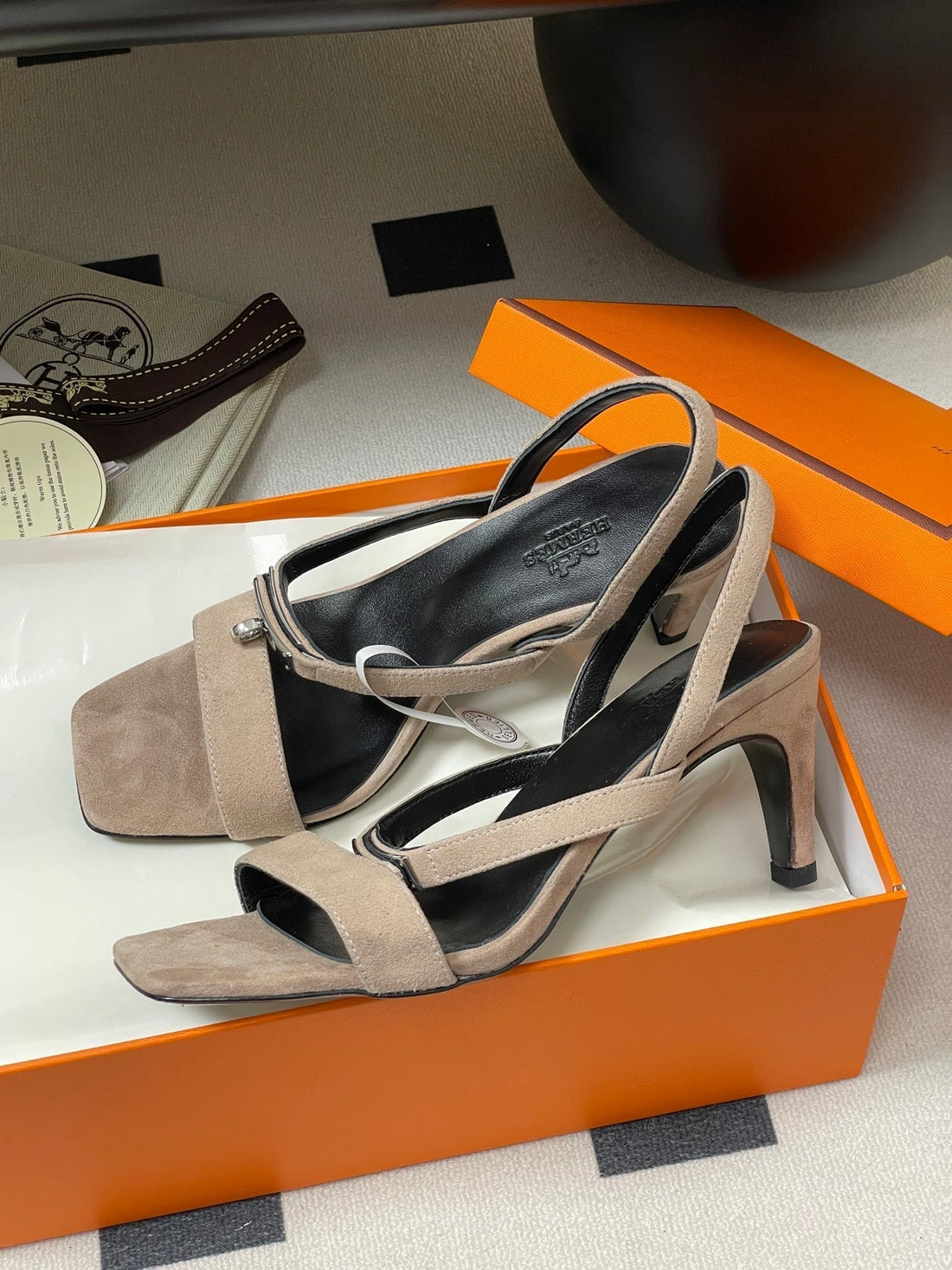 HM Glamour Slingback Pink Sheepskin 314034