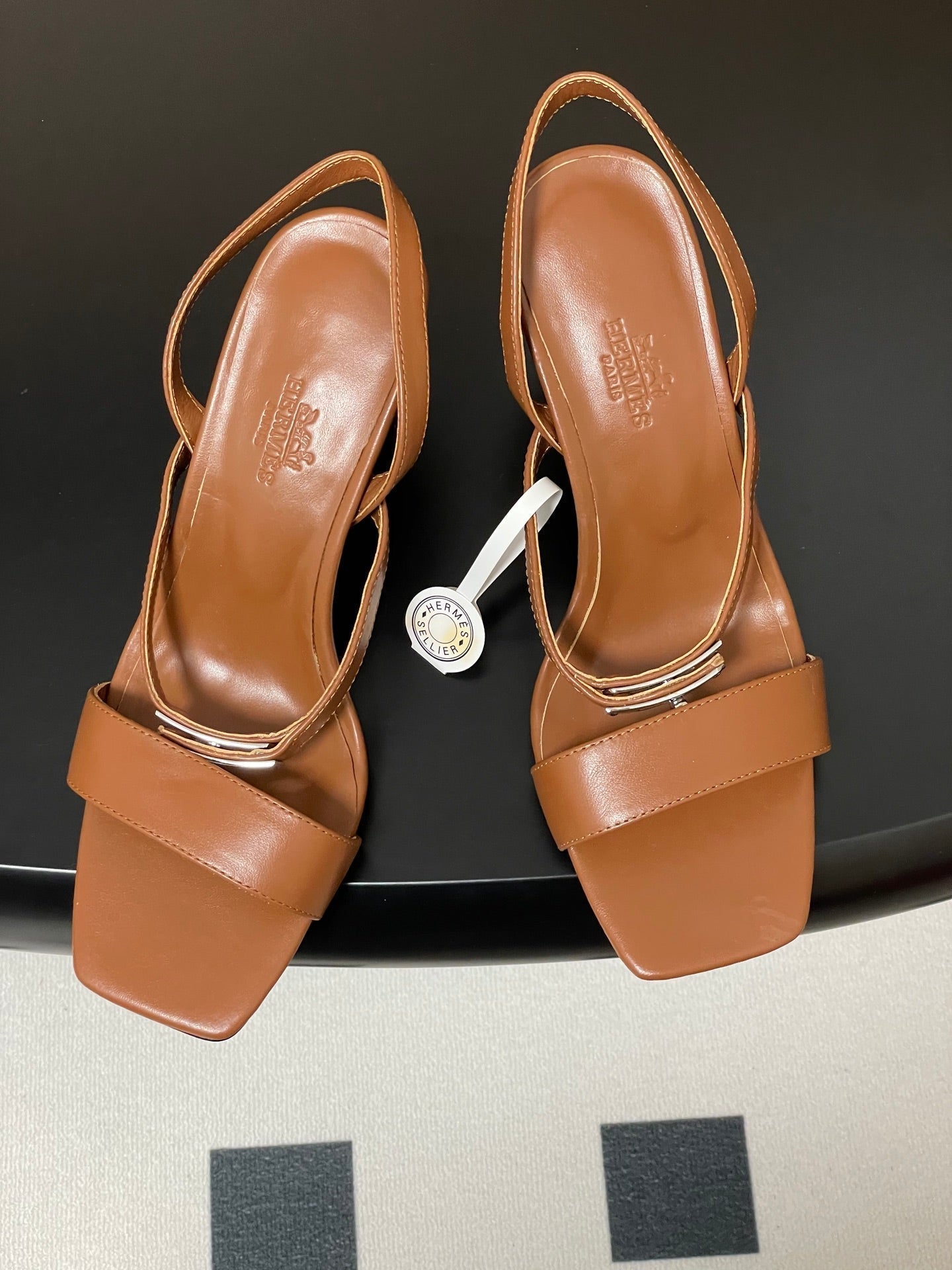 HM Glamour Slingback Brown Sheepskin 314036