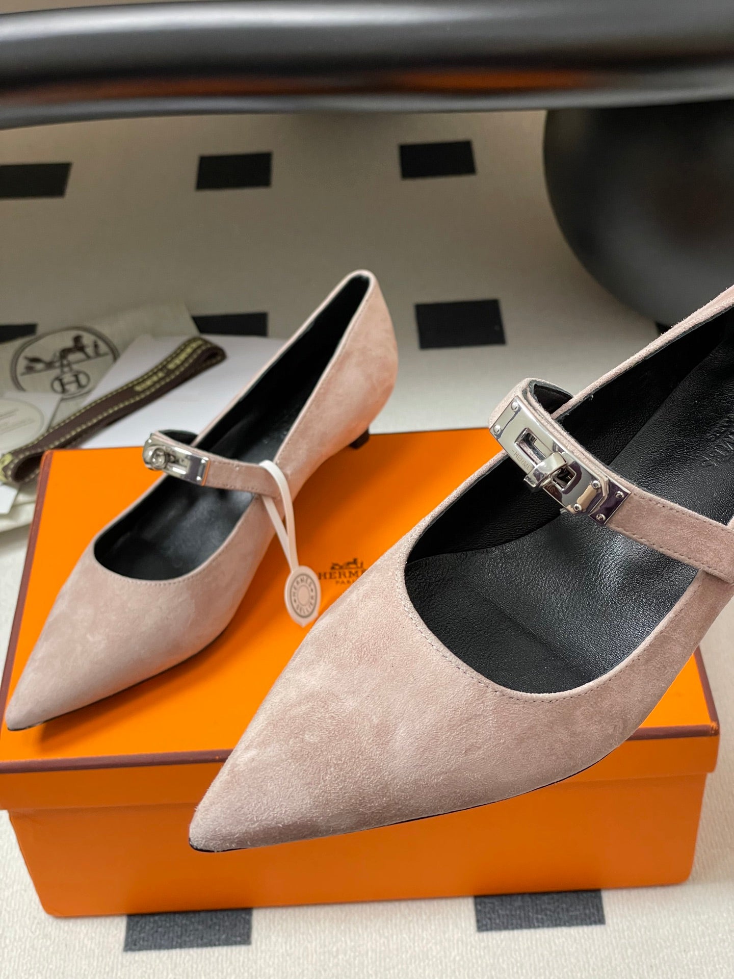 HM 25 Kiara Pumps Pink Calfskin 319763