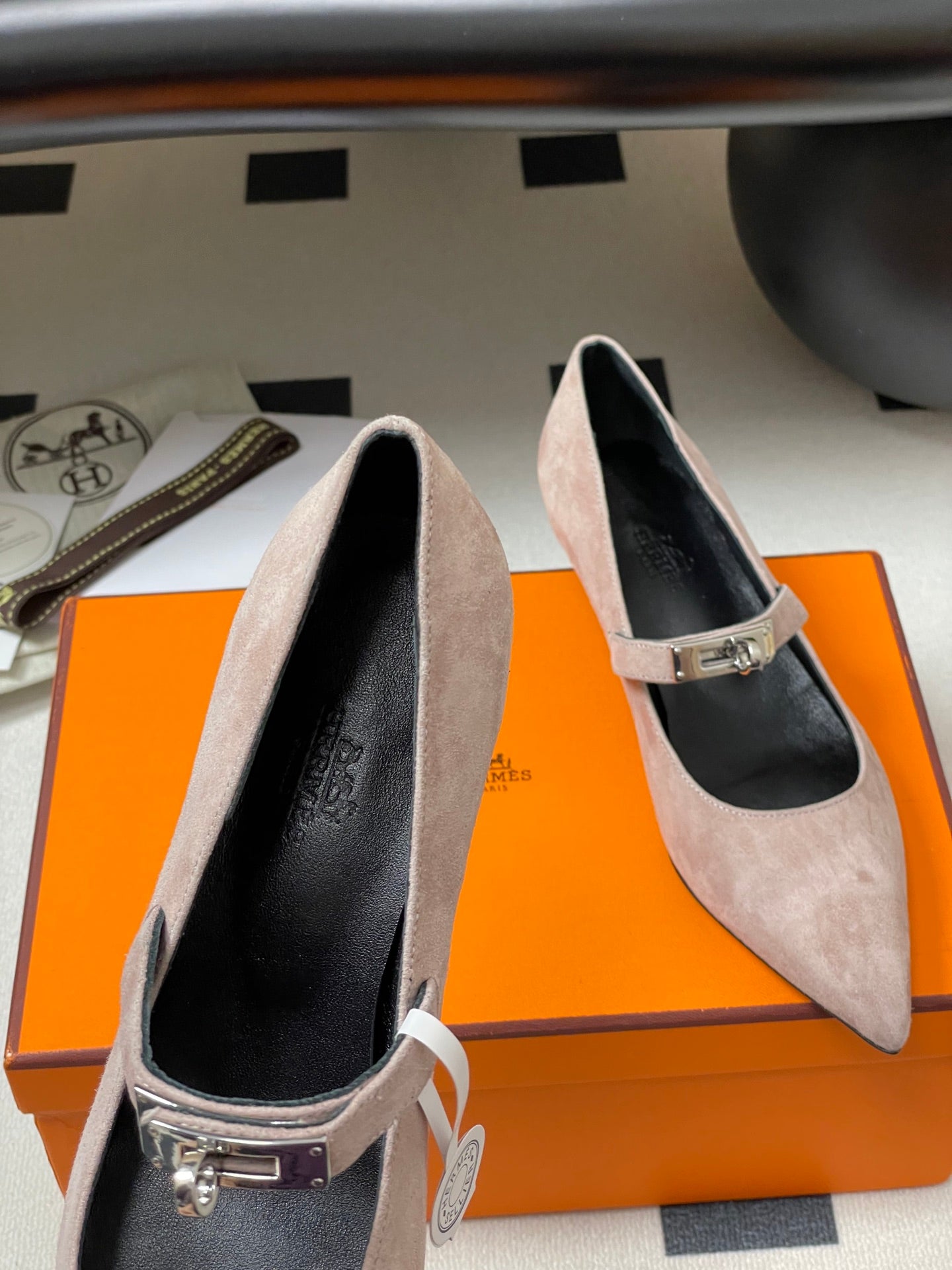 HM 25 Kiara Pumps Pink Calfskin 319763