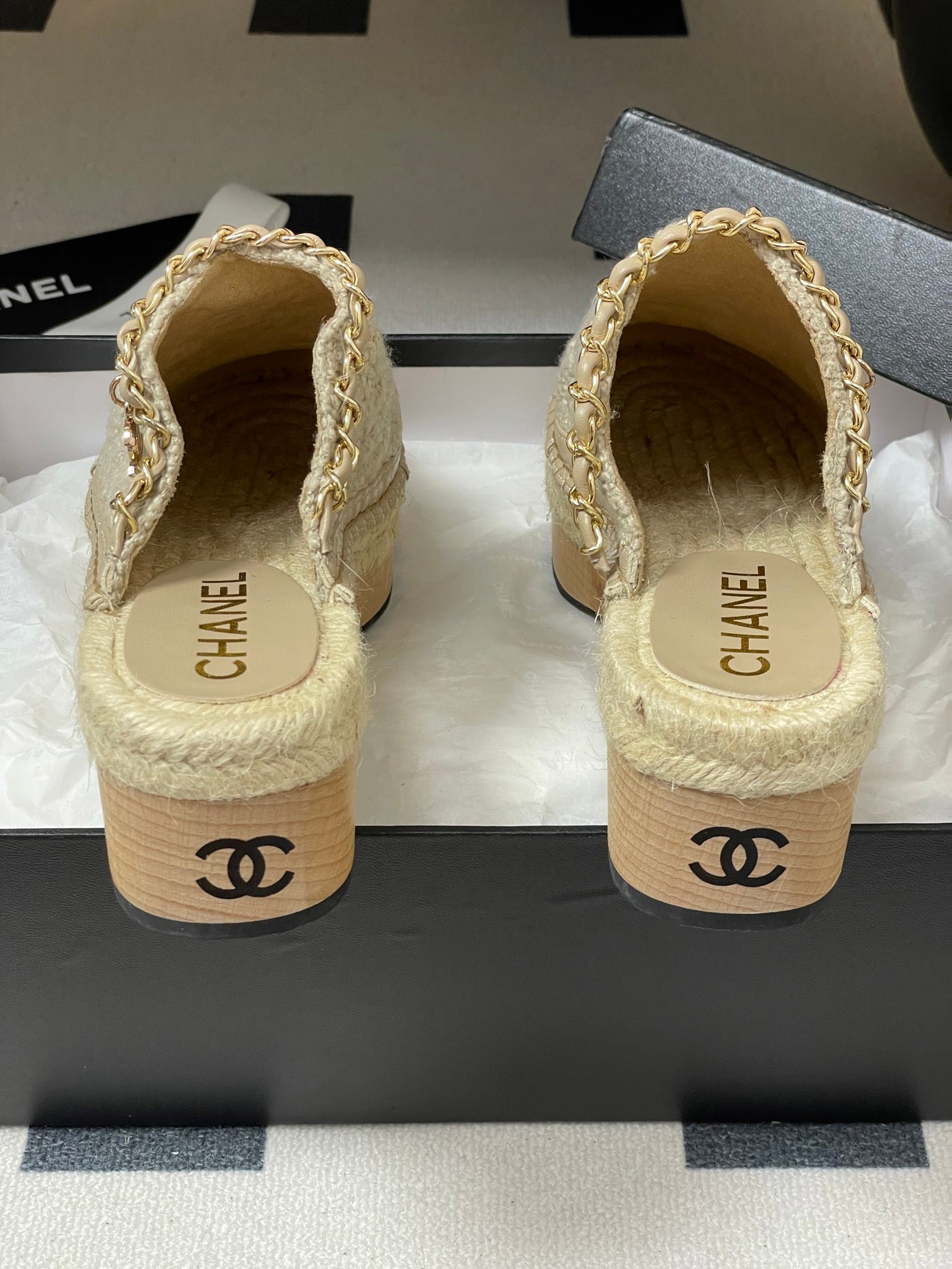 CC 25 Platform Mules Begei Sheepskin 356396